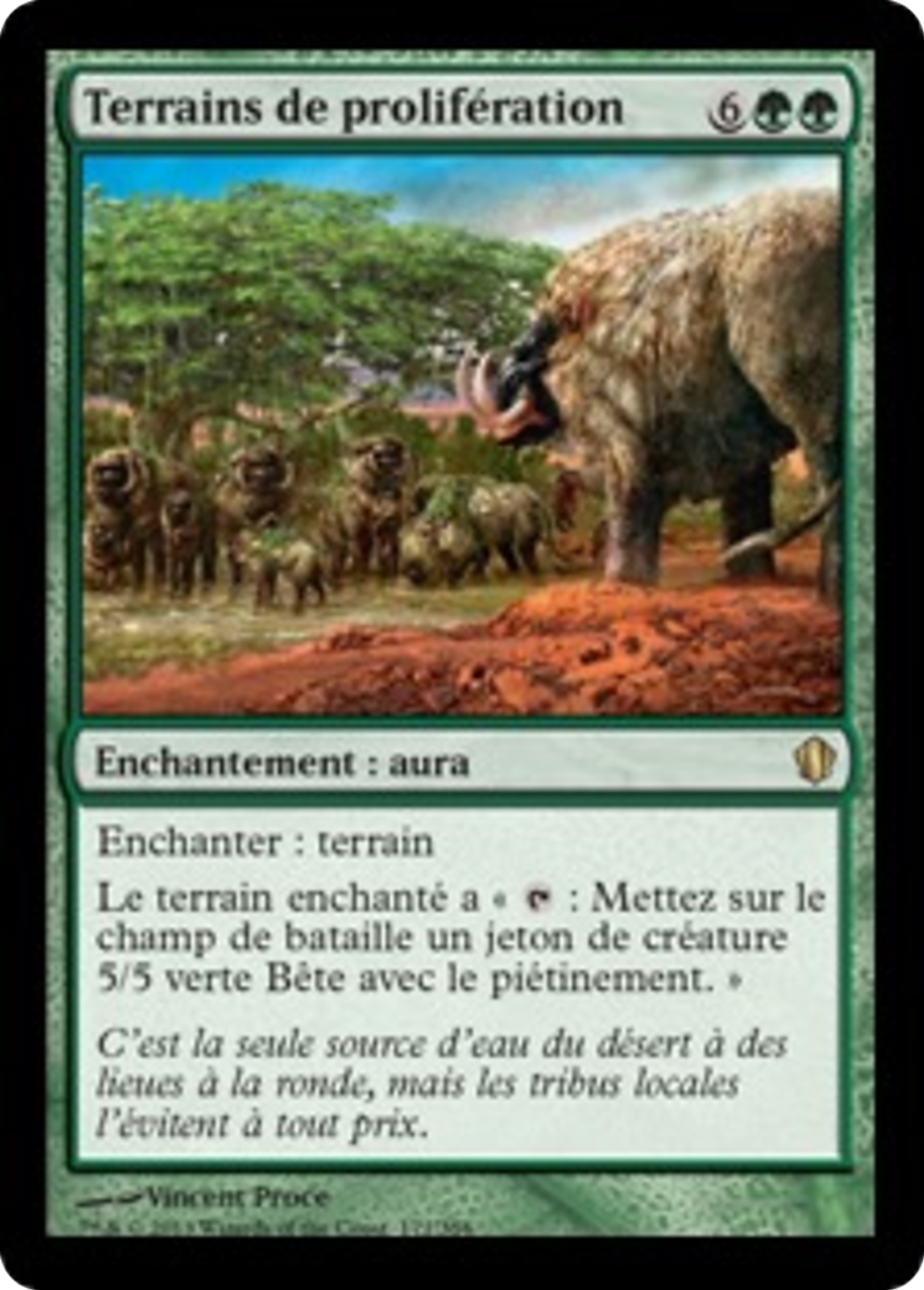 Terrains de prolifération — Commander 2013 — Magic: The Gathering