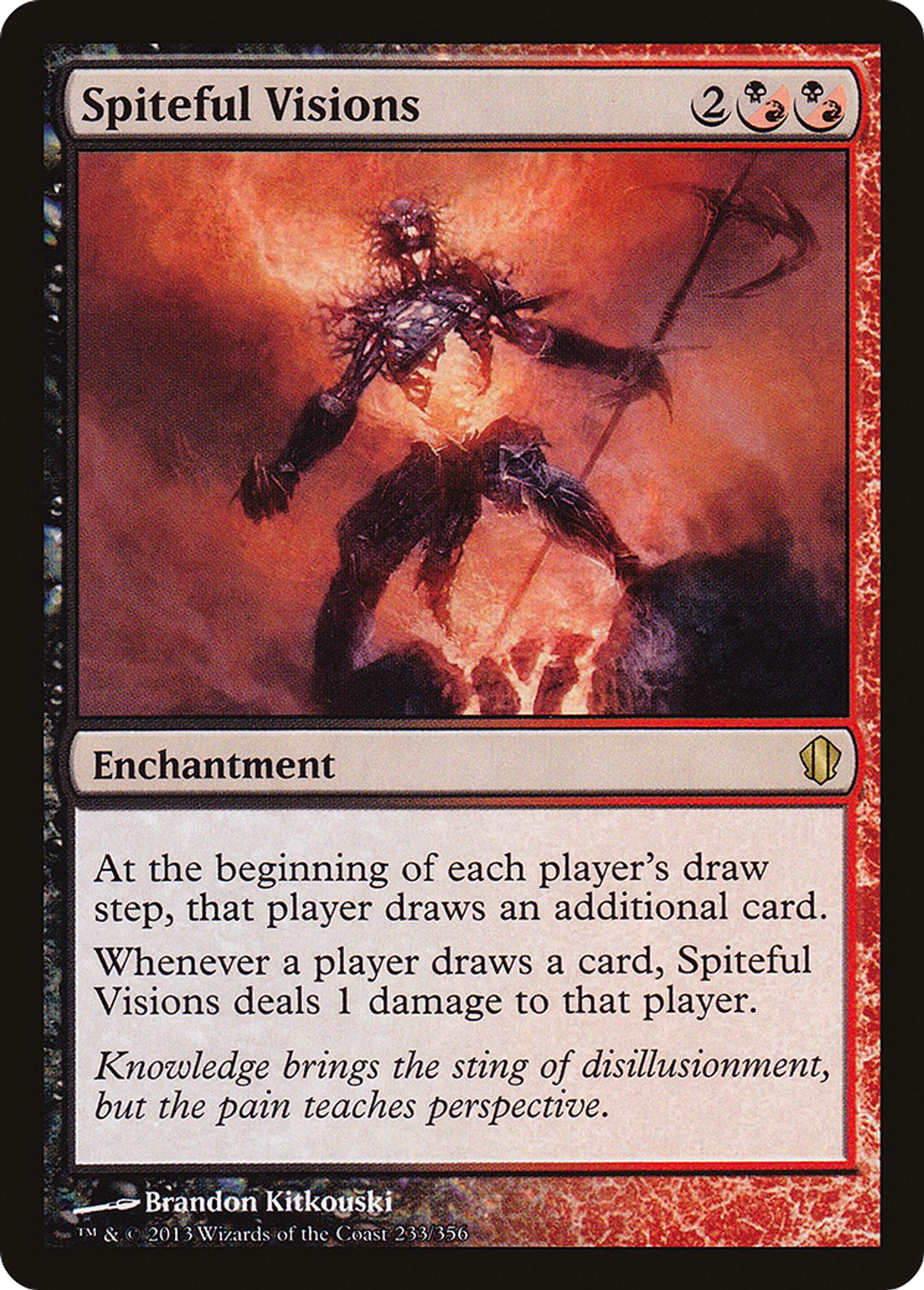 Spiteful Visions — Commander 2013 — Magic: The Gathering