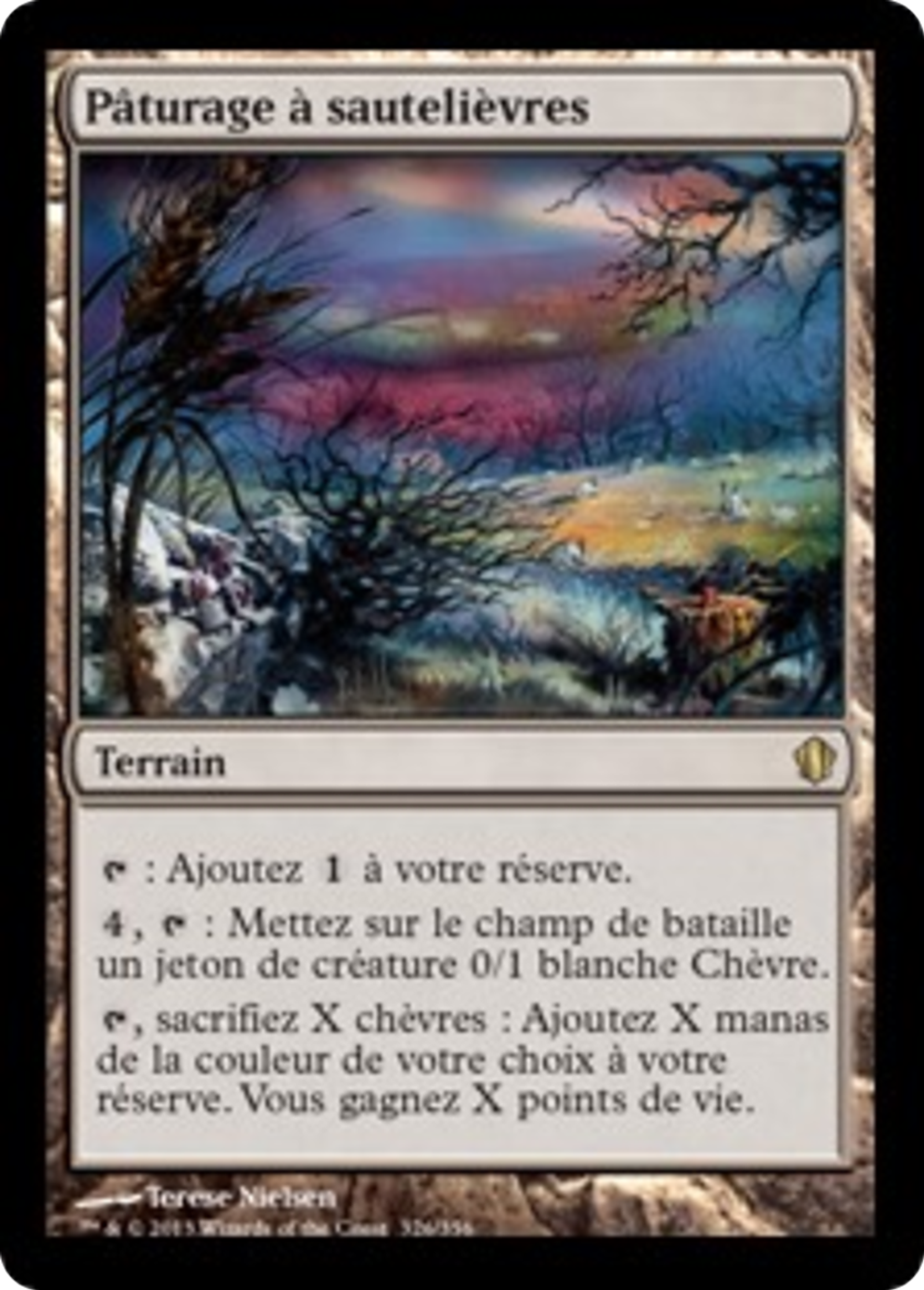 Pâturage à sautelièvres — Commander 2013 — Magic: The Gathering