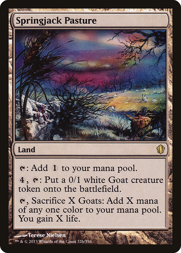 Springjack Pasture — Commander 2013 — Magic: The Gathering