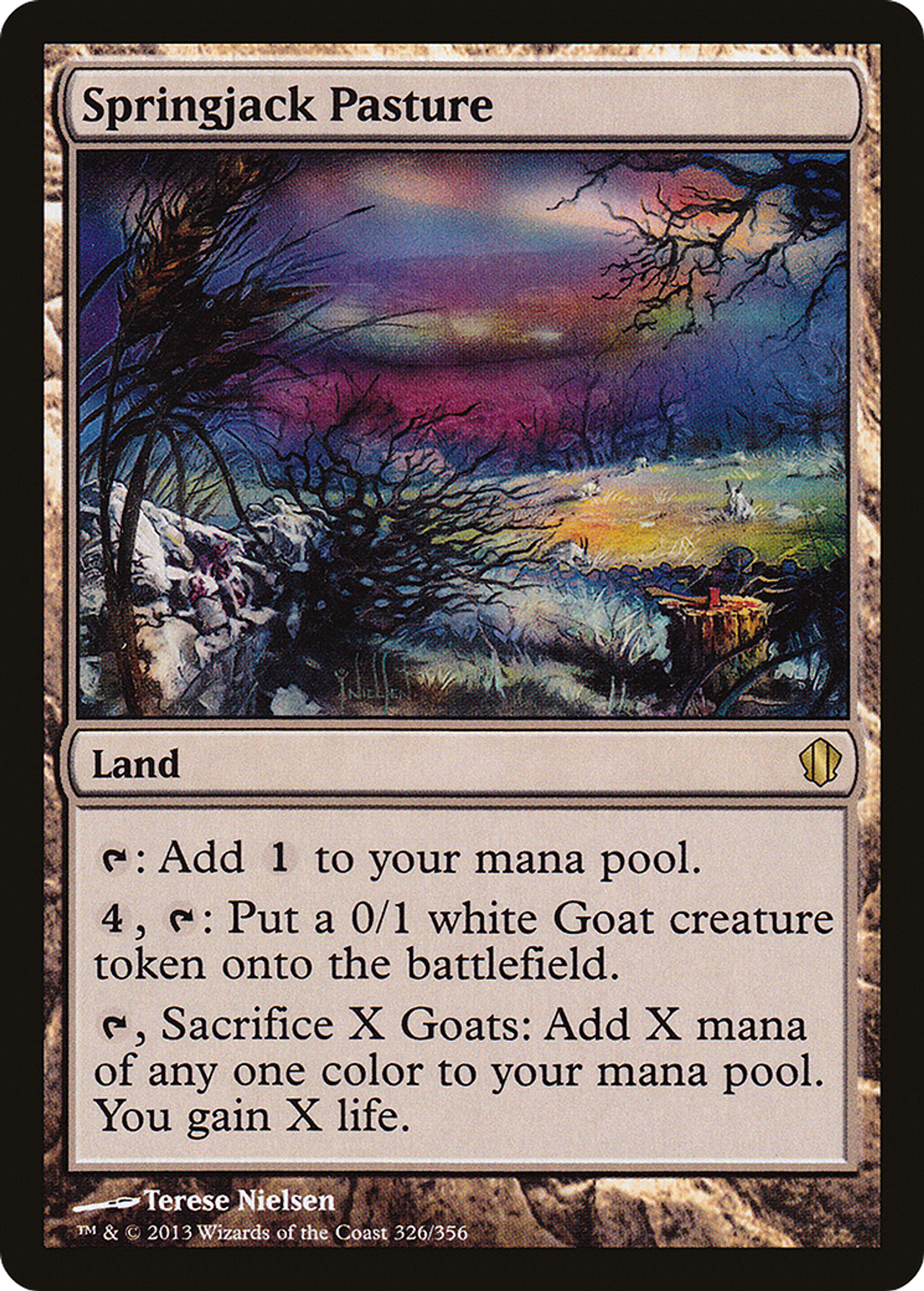 Springjack Pasture — Commander 2013 — Magic: The Gathering
