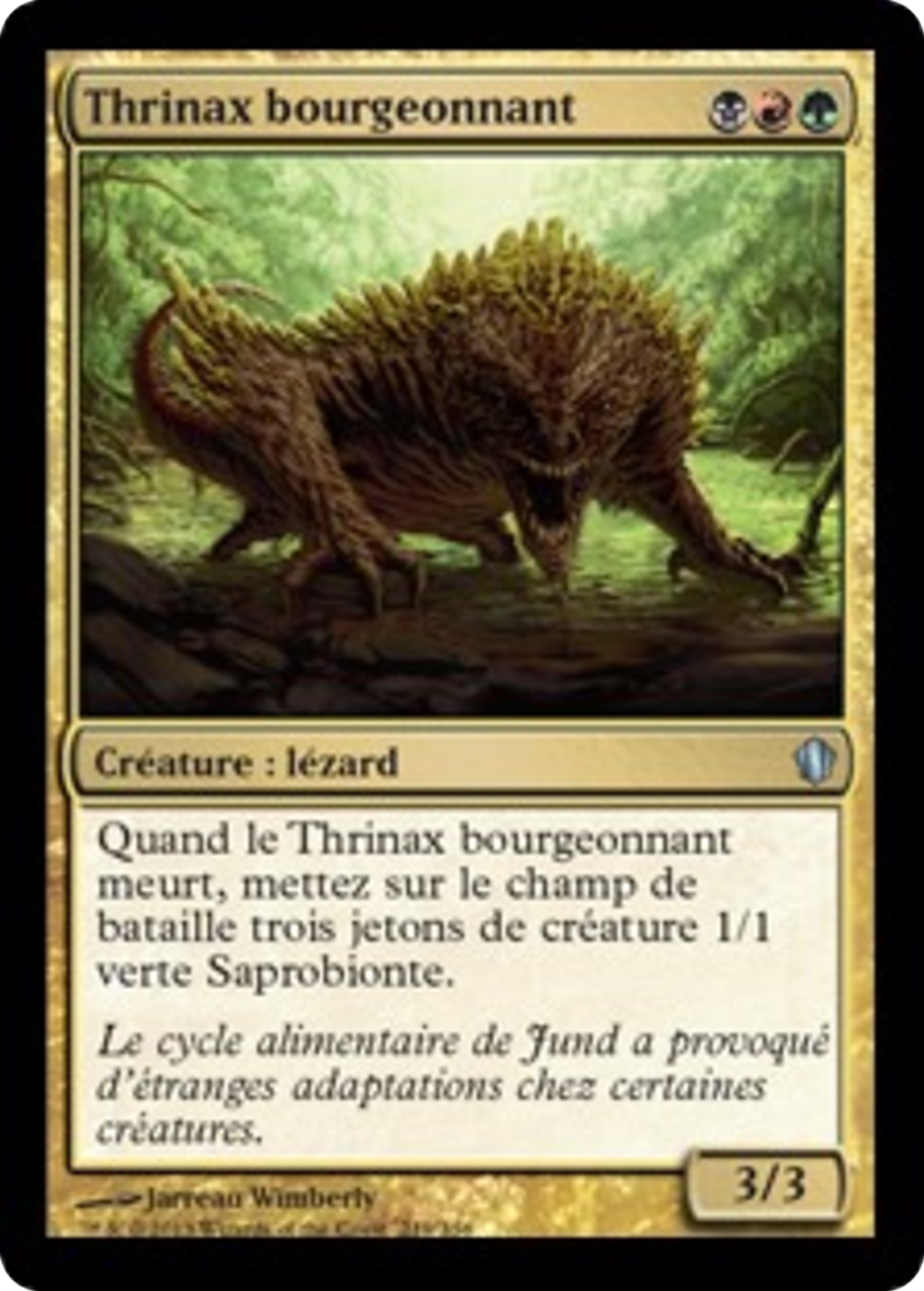 Thrinax bourgeonnant — Commander 2013 — Magic: The Gathering
