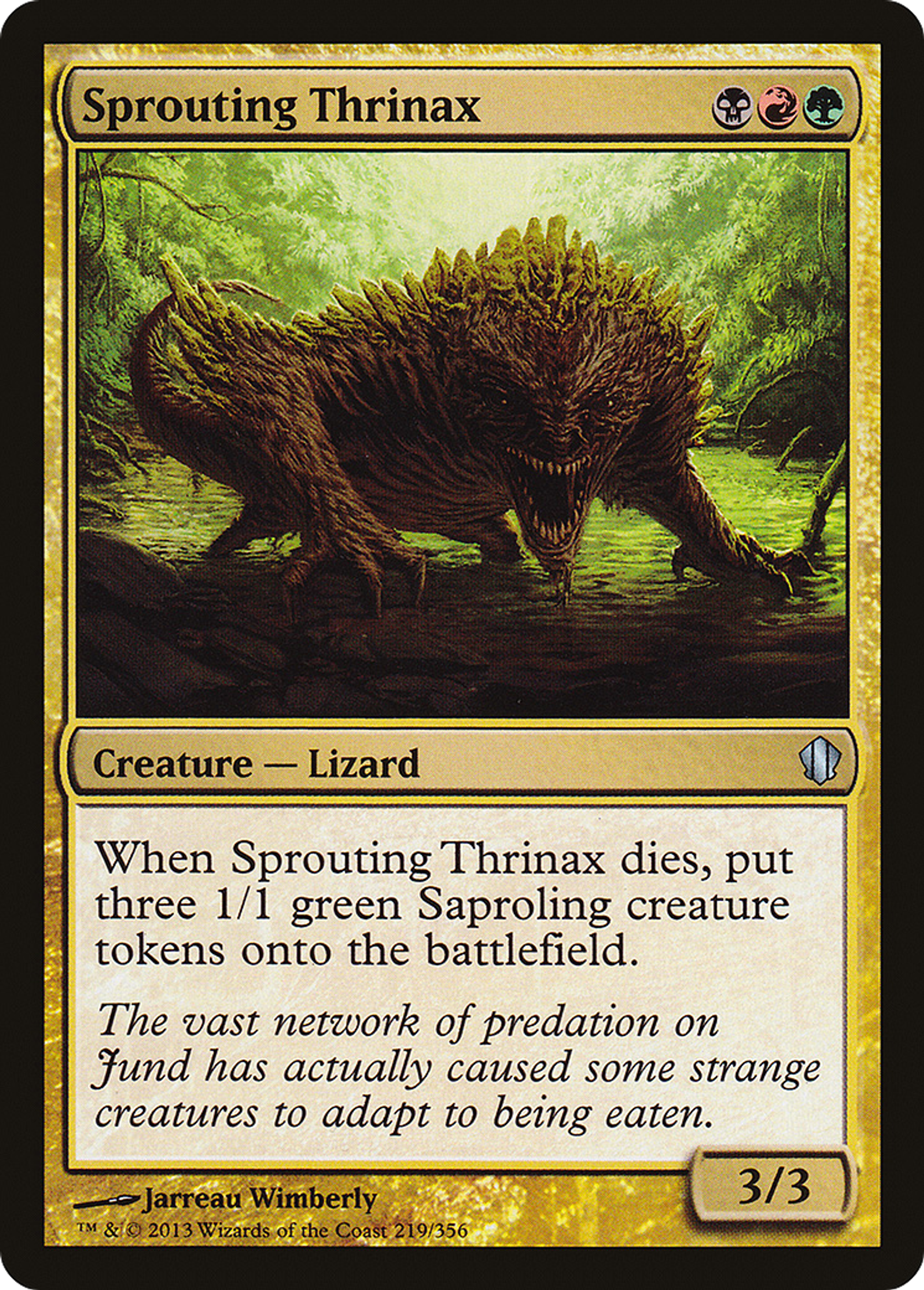 Sprouting Thrinax — Commander 2013 — Magic: The Gathering