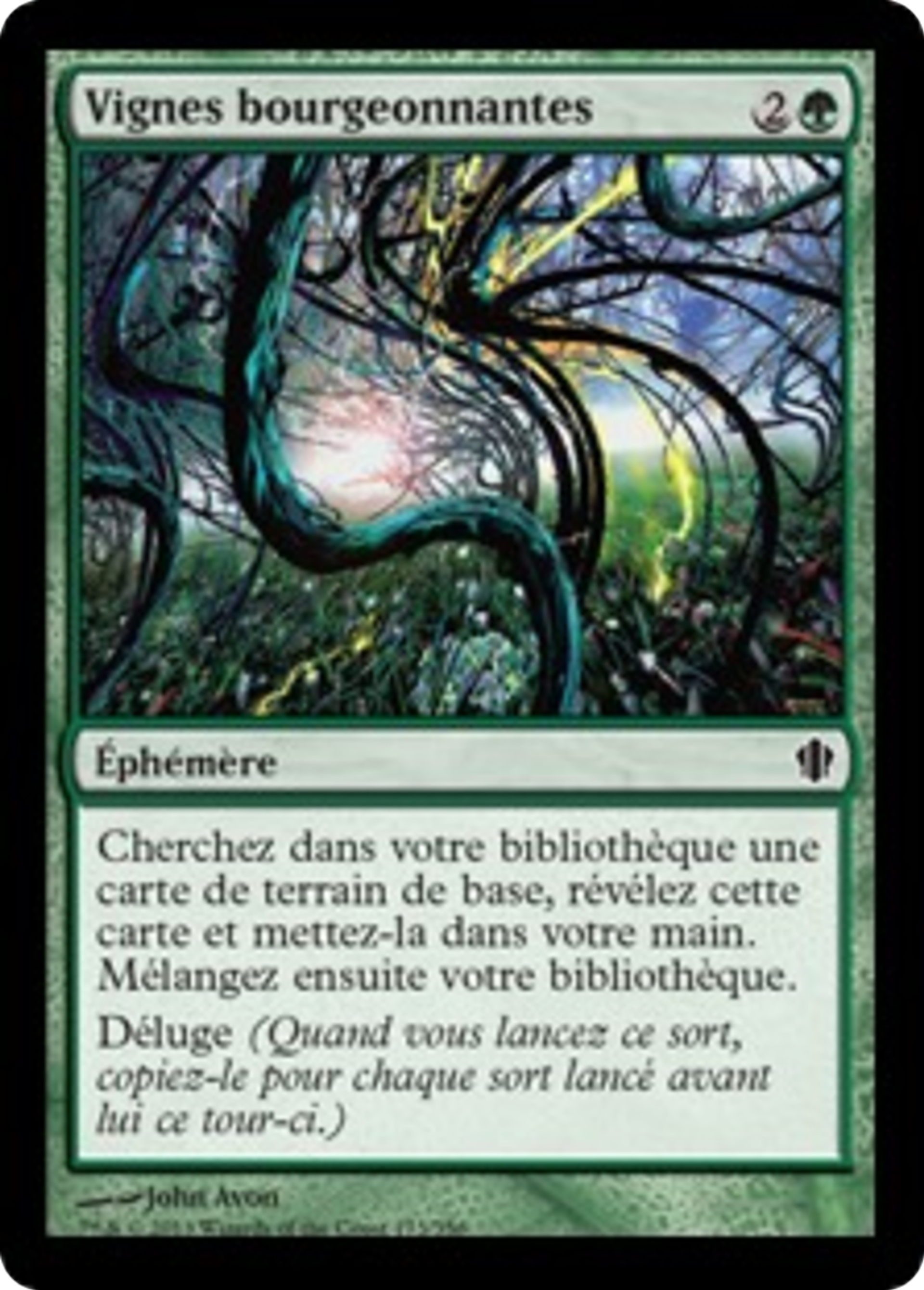 Vignes bourgeonnantes — Commander 2013 — Magic: The Gathering
