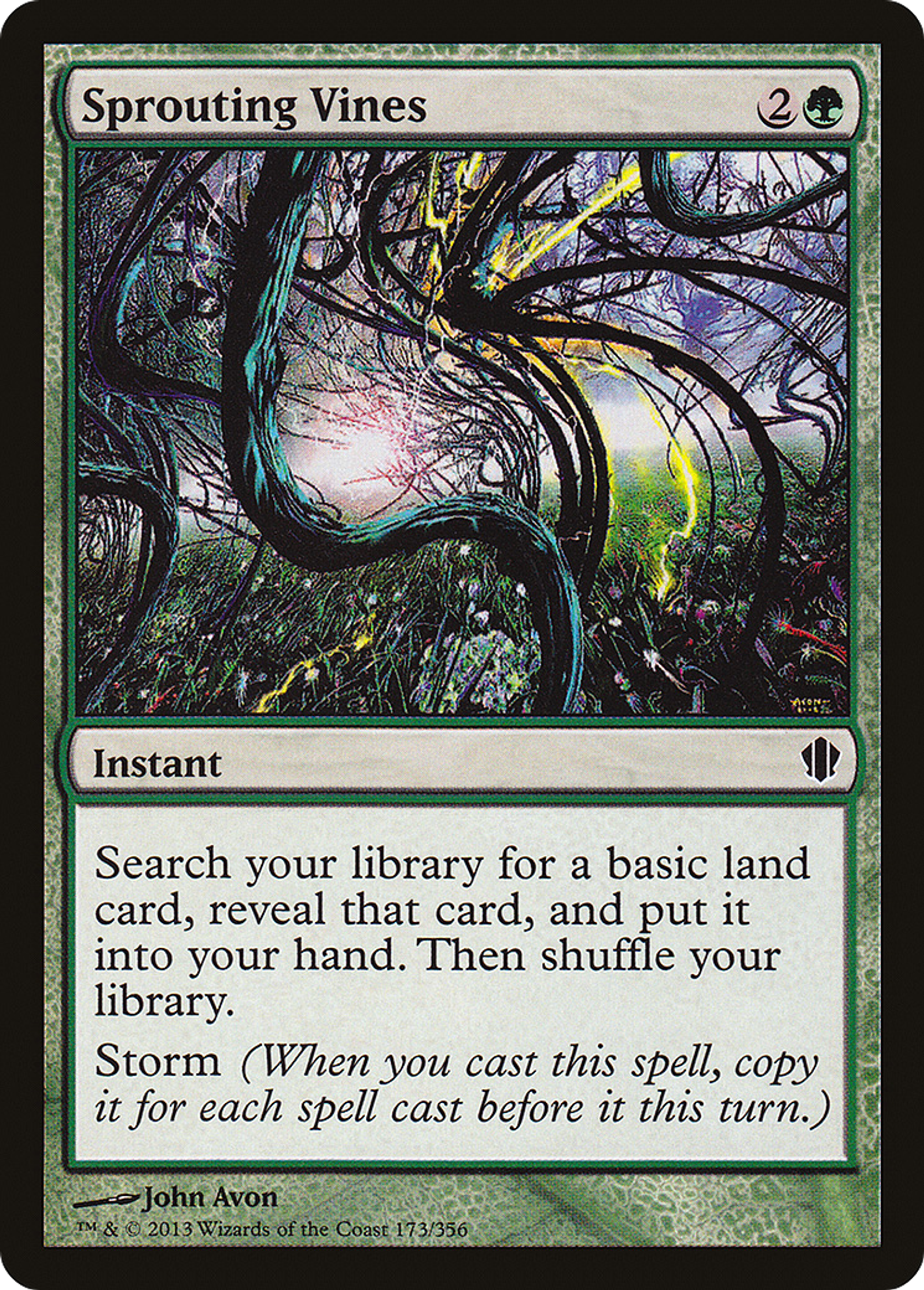 Sprouting Vines — Commander 2013 — Magic: The Gathering