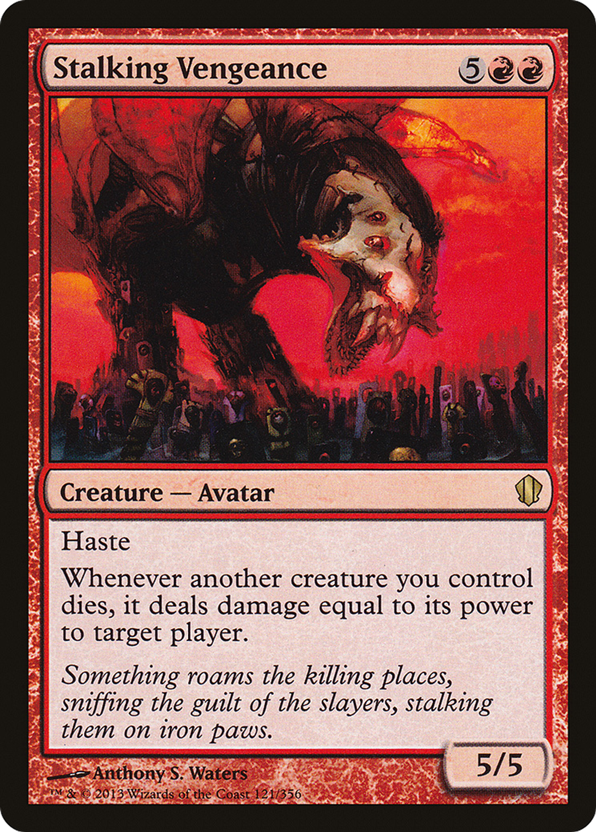 Stalking Vengeance — Commander 2013 — Magic: The Gathering