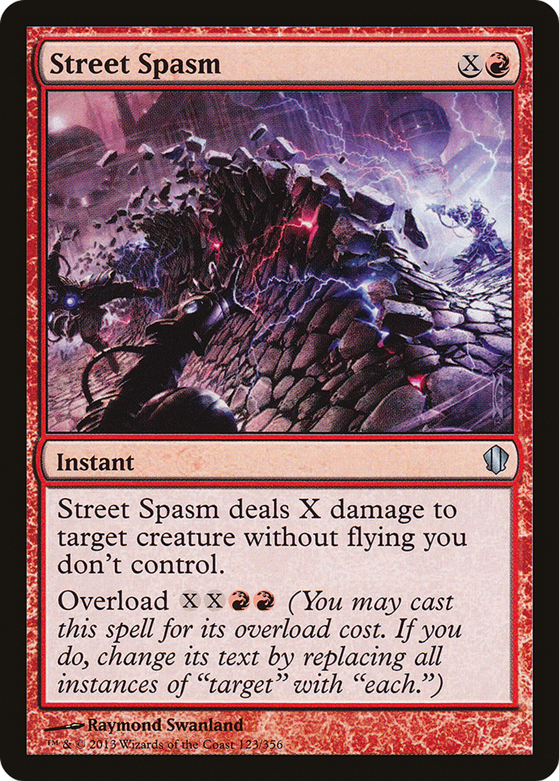 Street Spasm — Commander 2013 — Magic: The Gathering
