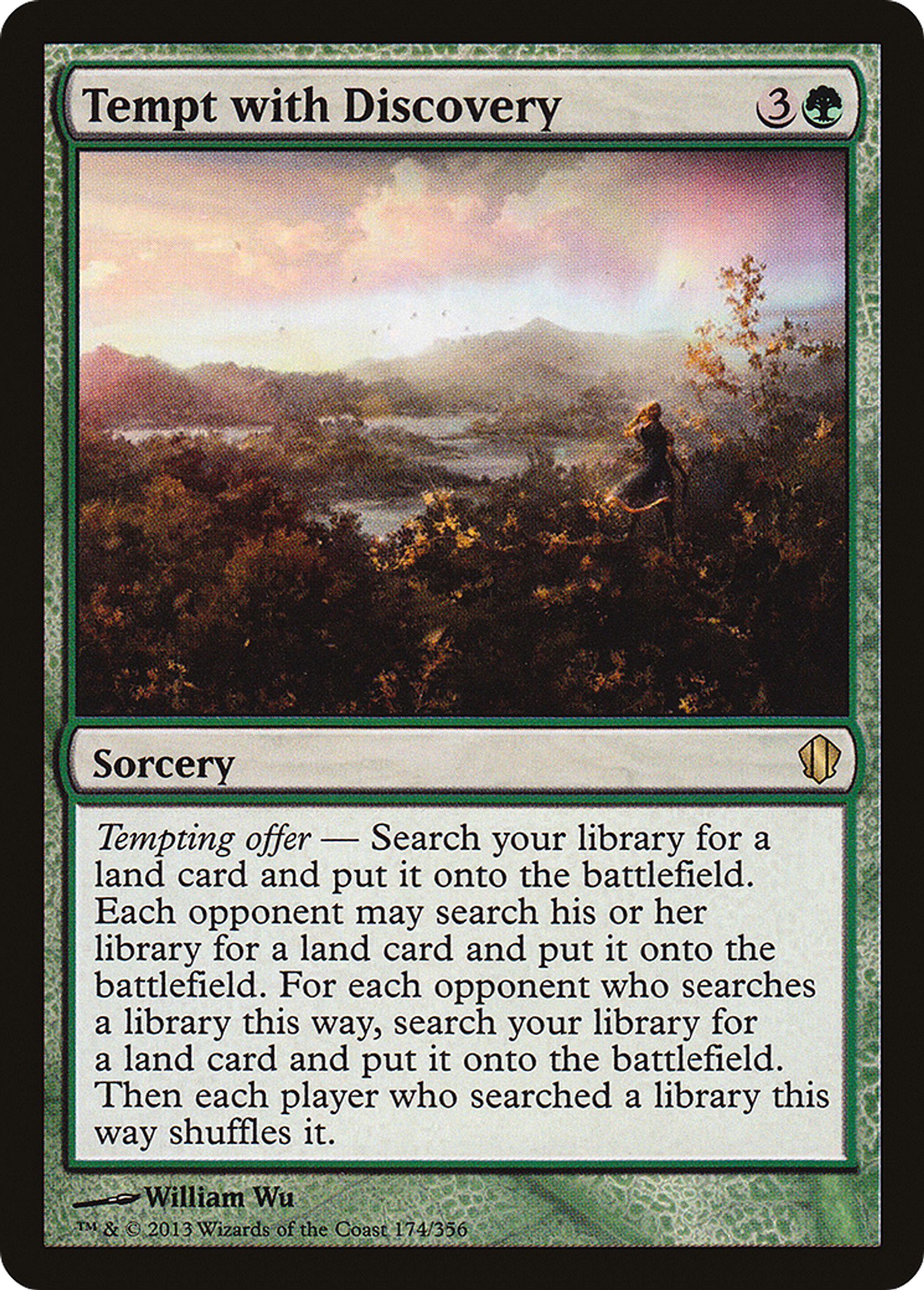 Tentation de la découverte — Commander 2013 — Magic: The Gathering