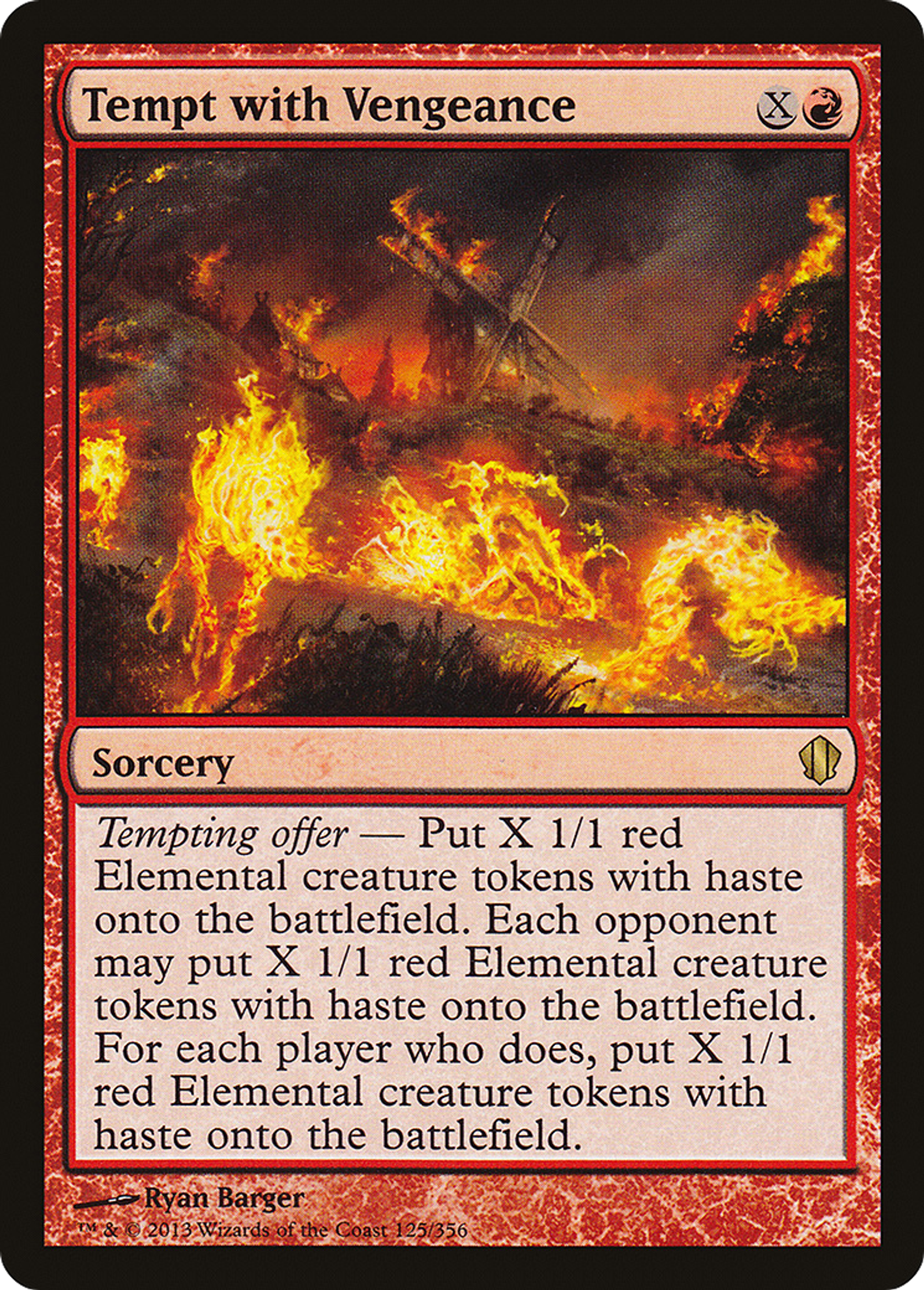 Tempt with Vengeance — Commander 2013 — Magic: The Gathering