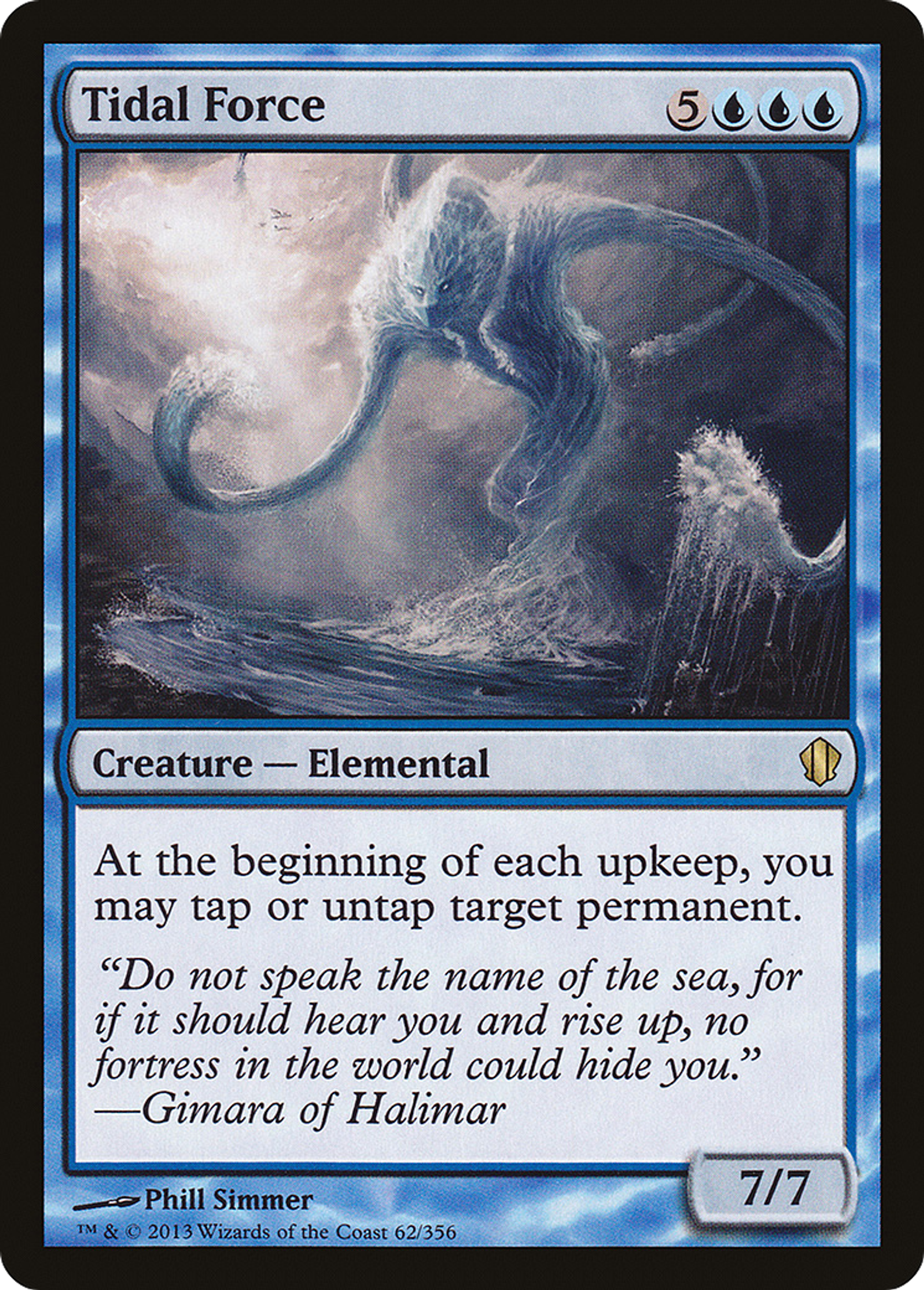 Tidal Force — Commander 2013 — Magic: The Gathering