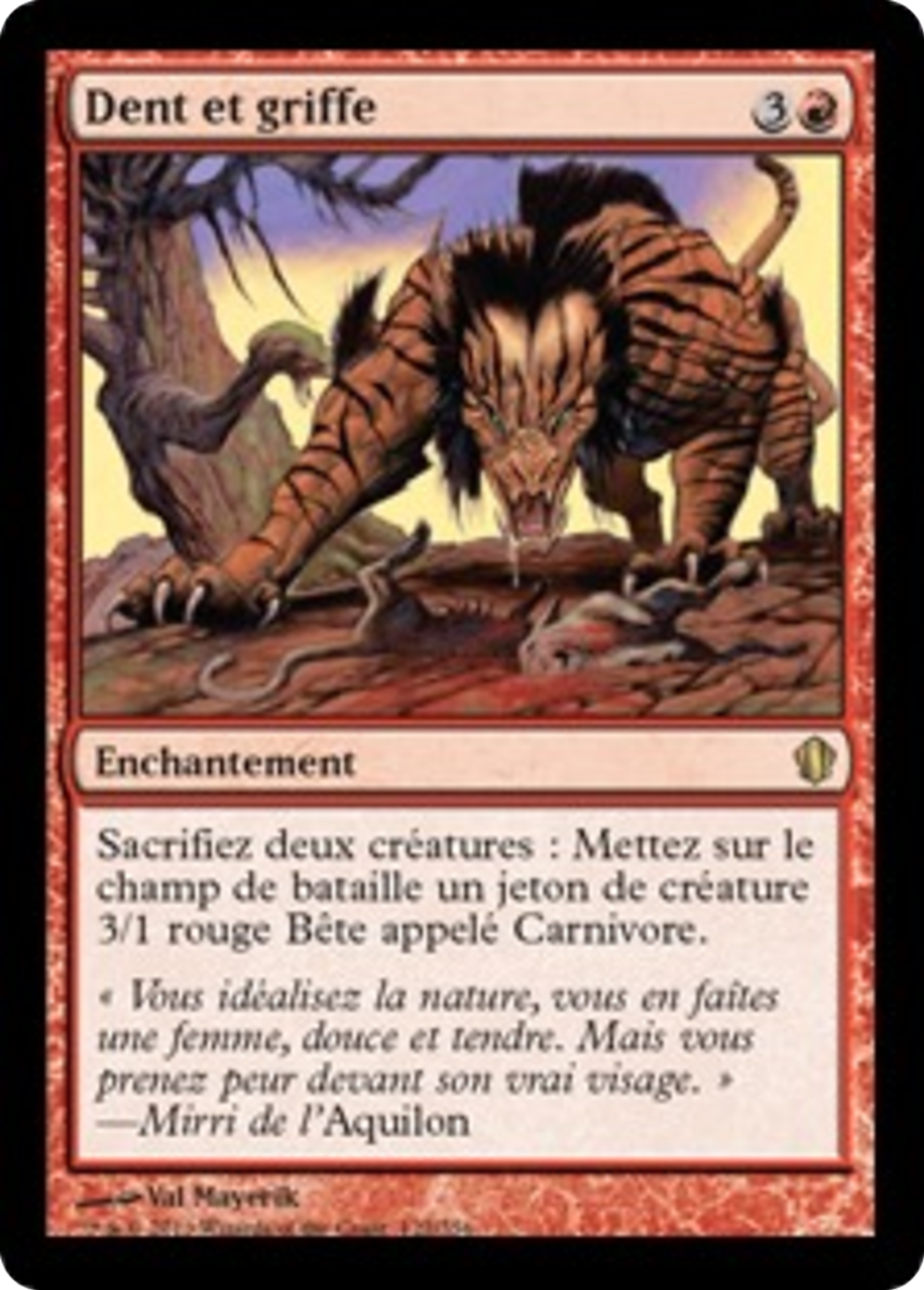Dent et griffe — Commander 2013 — Magic: The Gathering