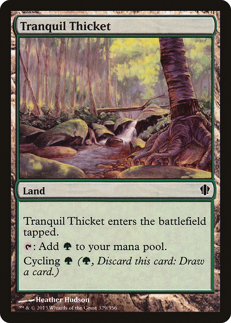 Tranquil Thicket — Commander 2013 — Magic: The Gathering