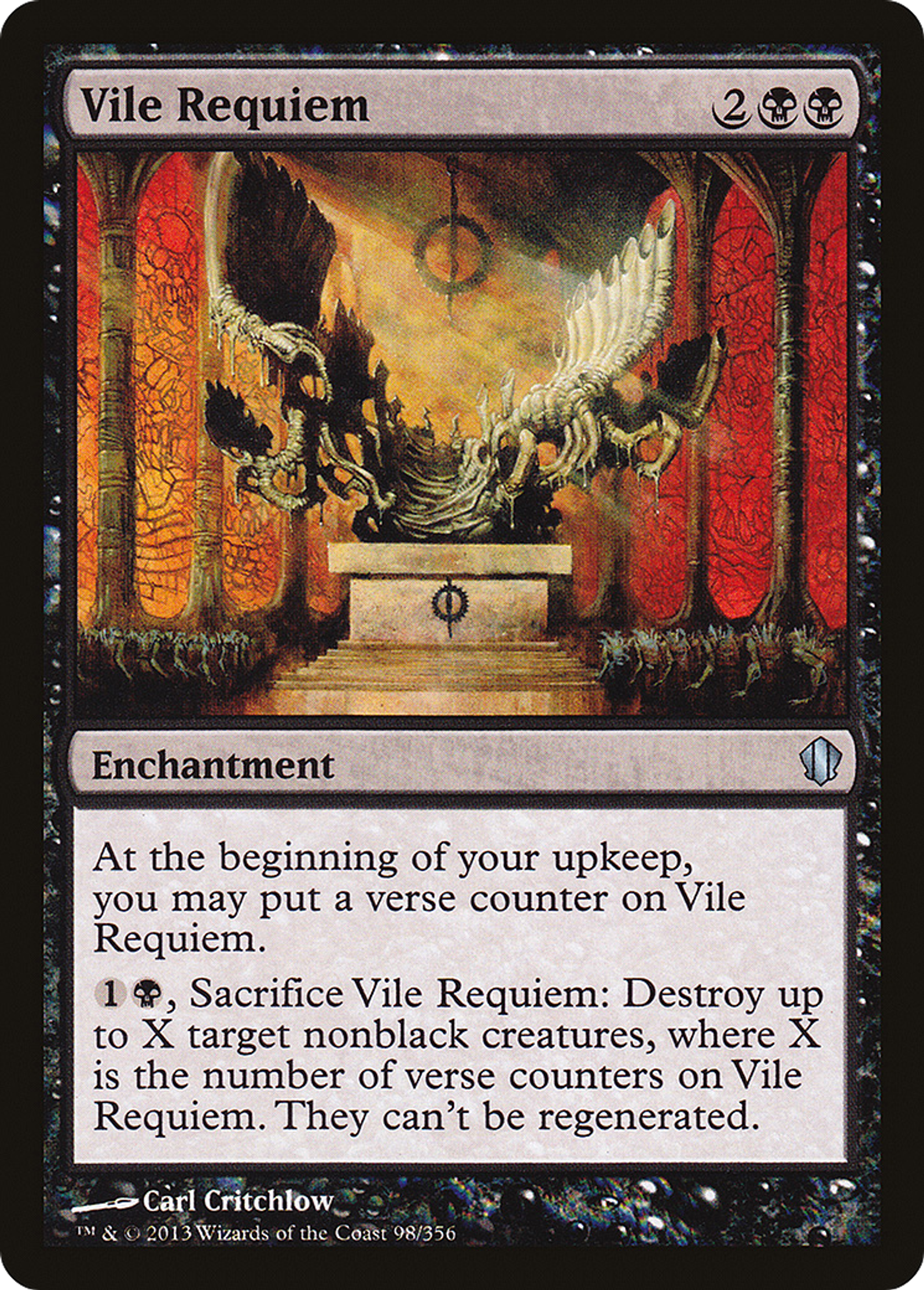 Vile Requiem — Commander 2013 — Magic: The Gathering