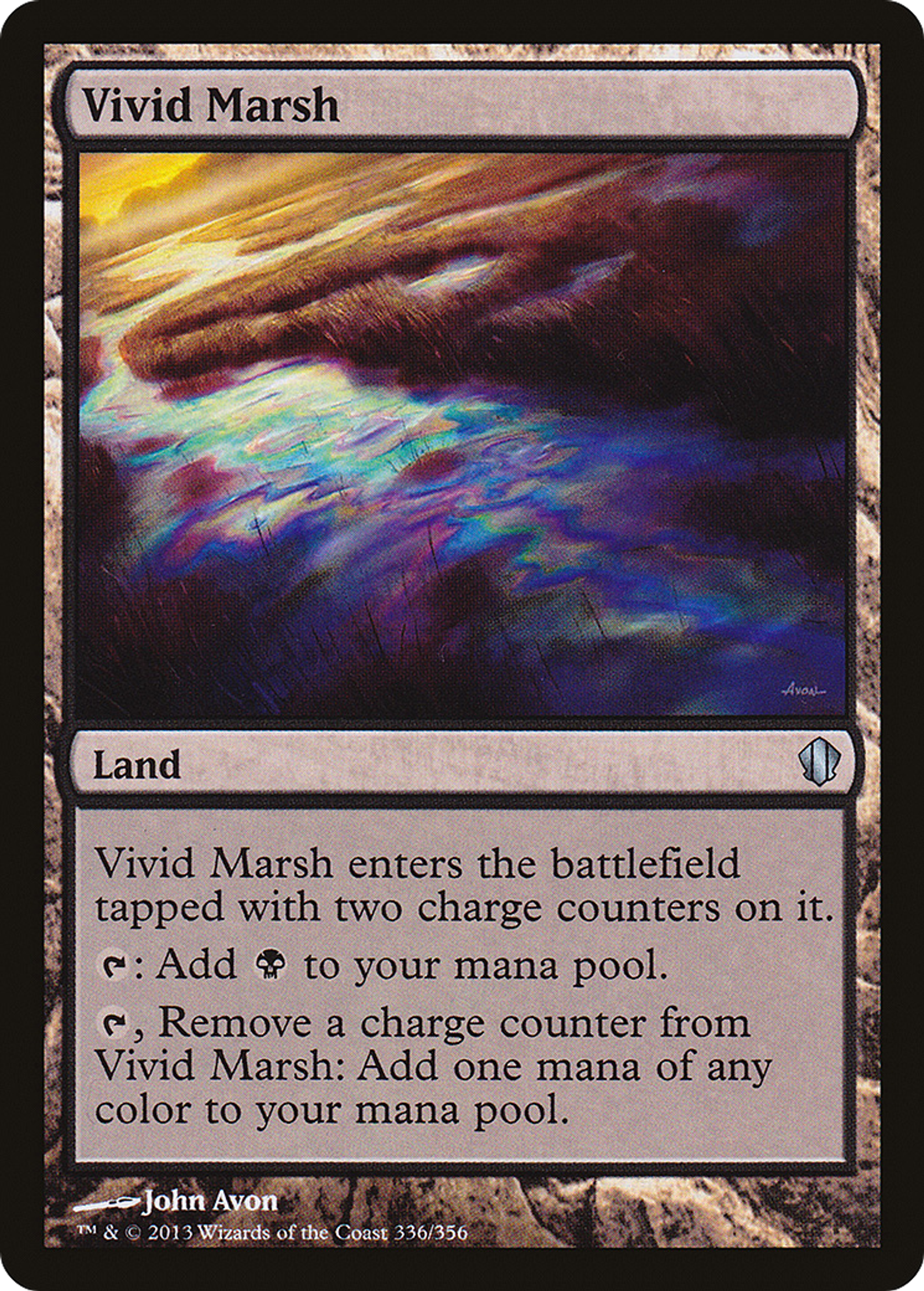 Vivid Marsh — Commander 2013 — Magic: The Gathering