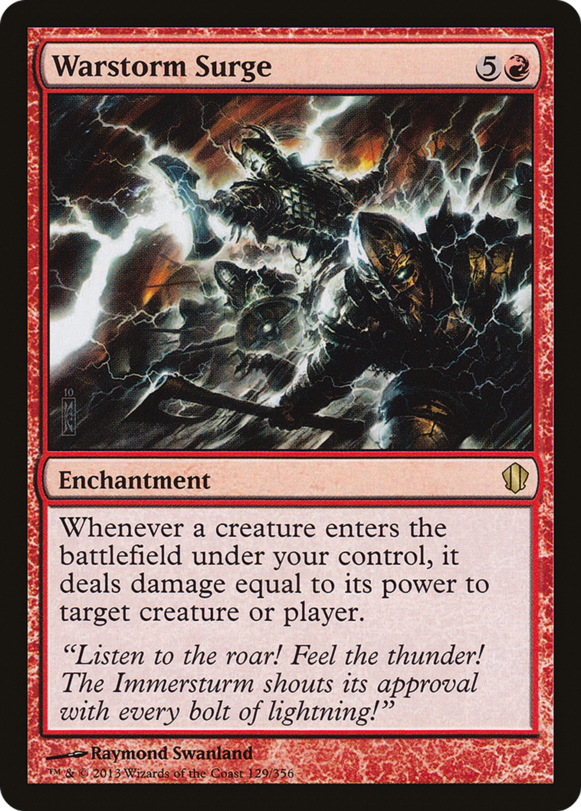 Warstorm Surge — Commander 2013 — Magic: The Gathering