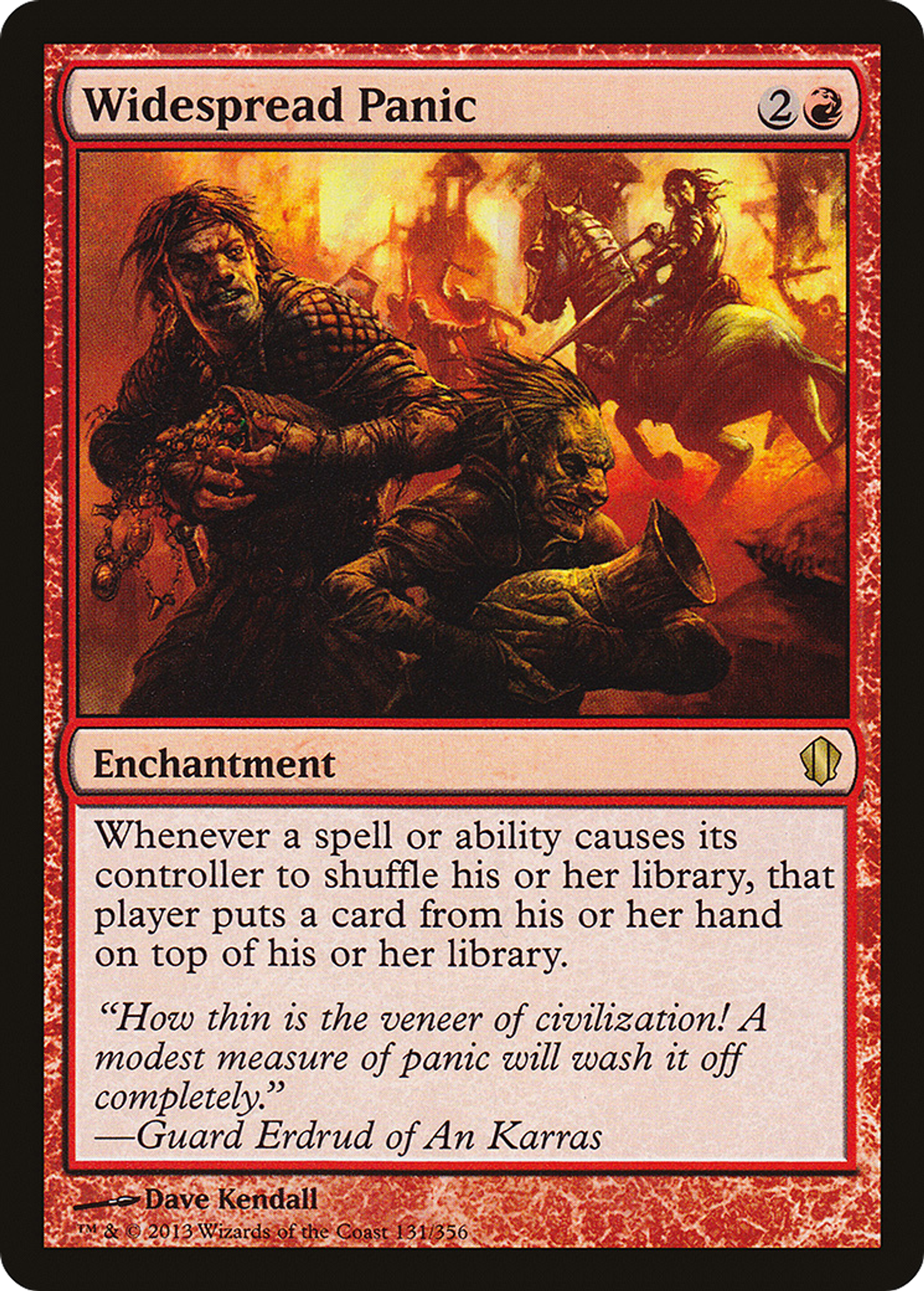 Widespread Panic — Commander 2013 — Magic: The Gathering
