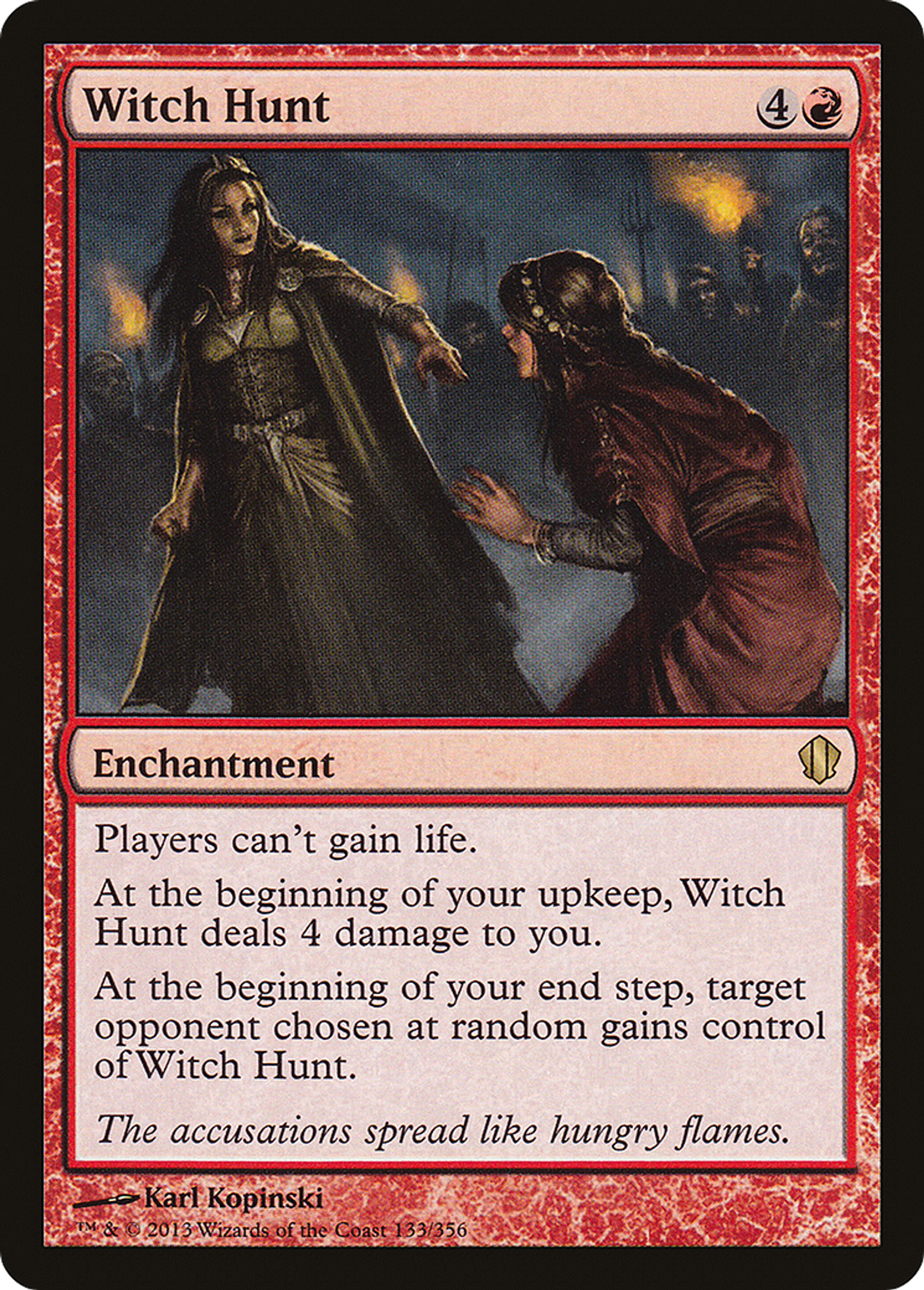 Witch Hunt — Commander 2013 — Magic: The Gathering
