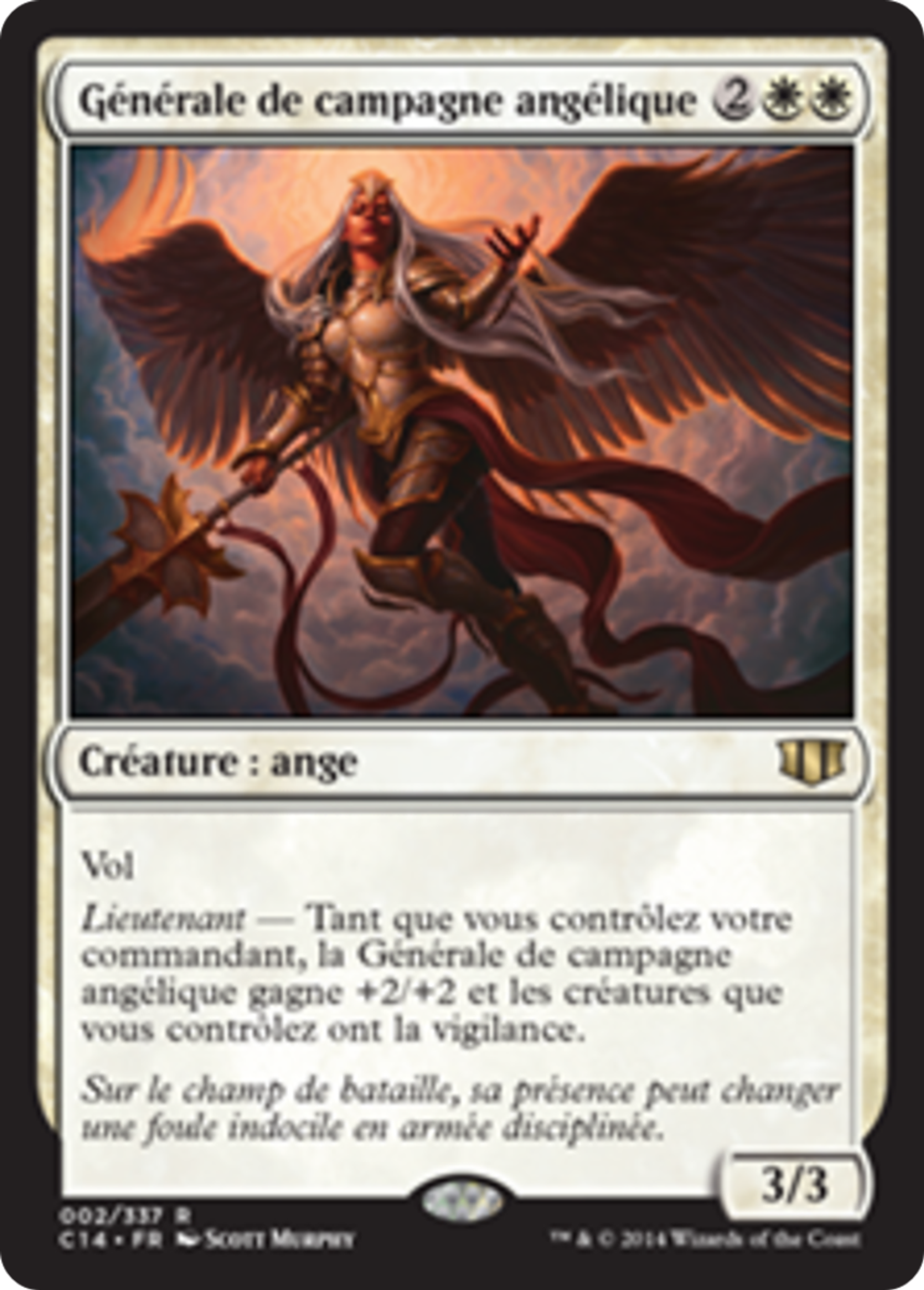 Générale de campagne angélique — Commander 2014 — Magic: The Gathering