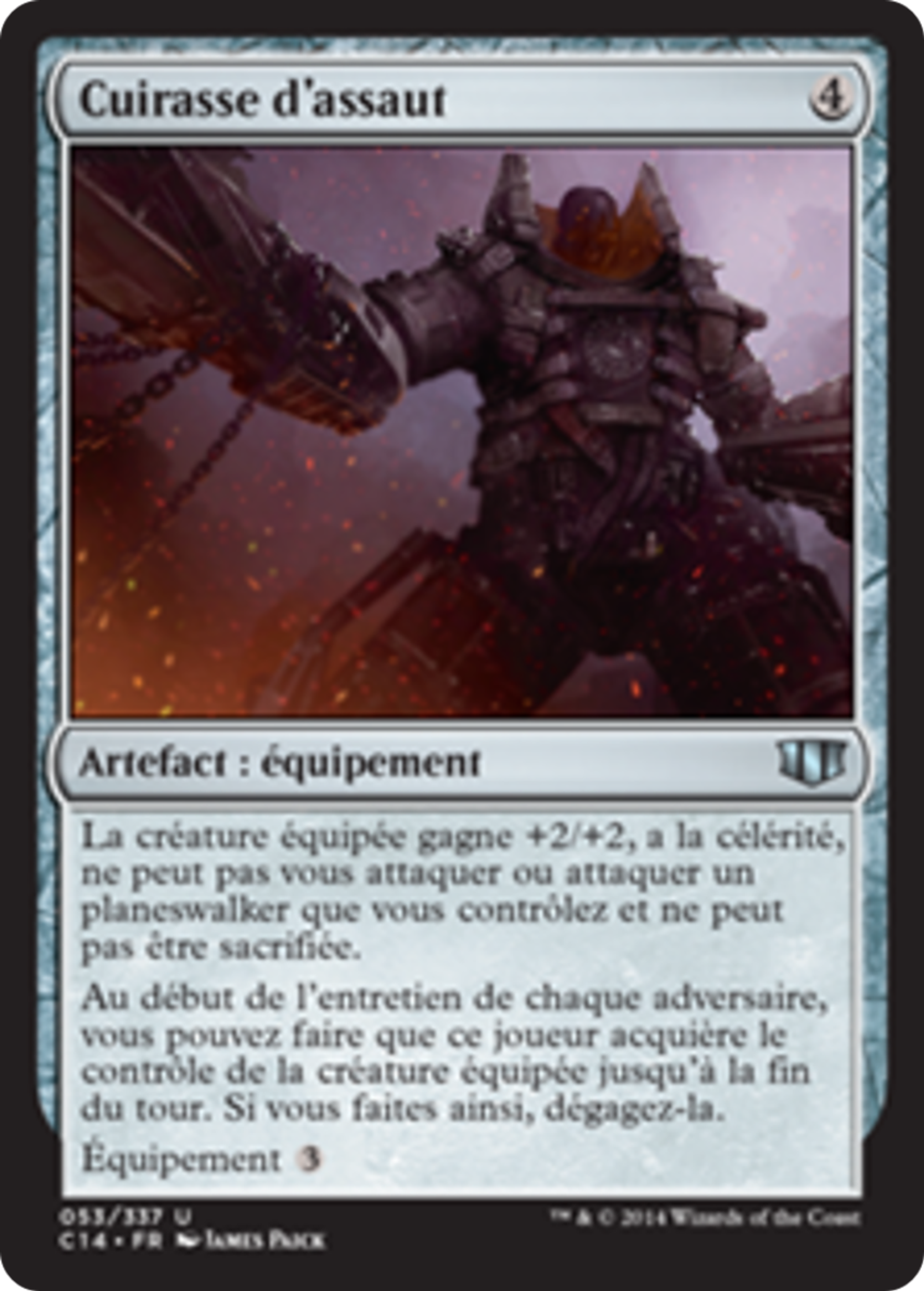 Cuirasse d'assaut — Commander 2014 — Magic: The Gathering