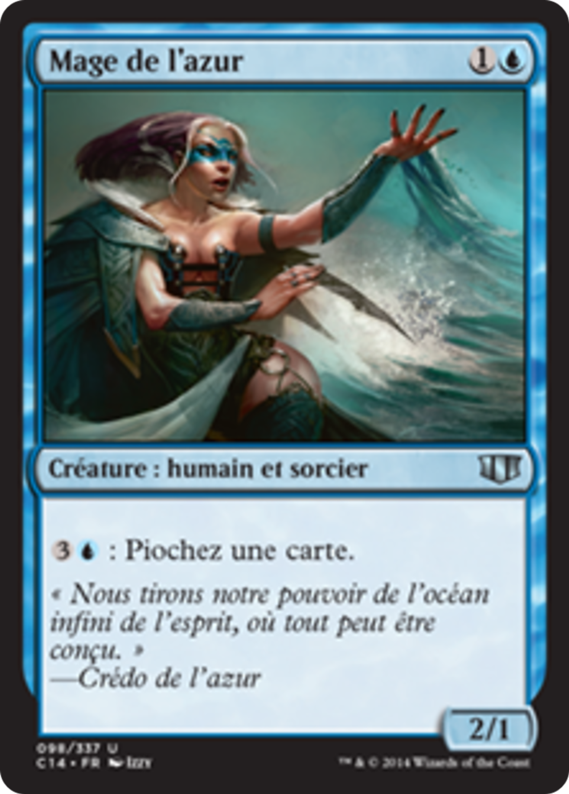 Mage de l'azur — Commander 2014 — Magic: The Gathering