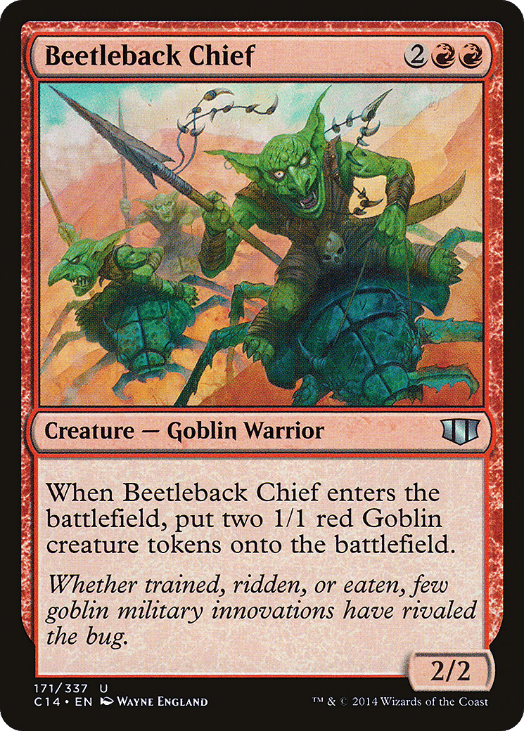 Beetleback Chief — Commander 2014 — Magic: The Gathering