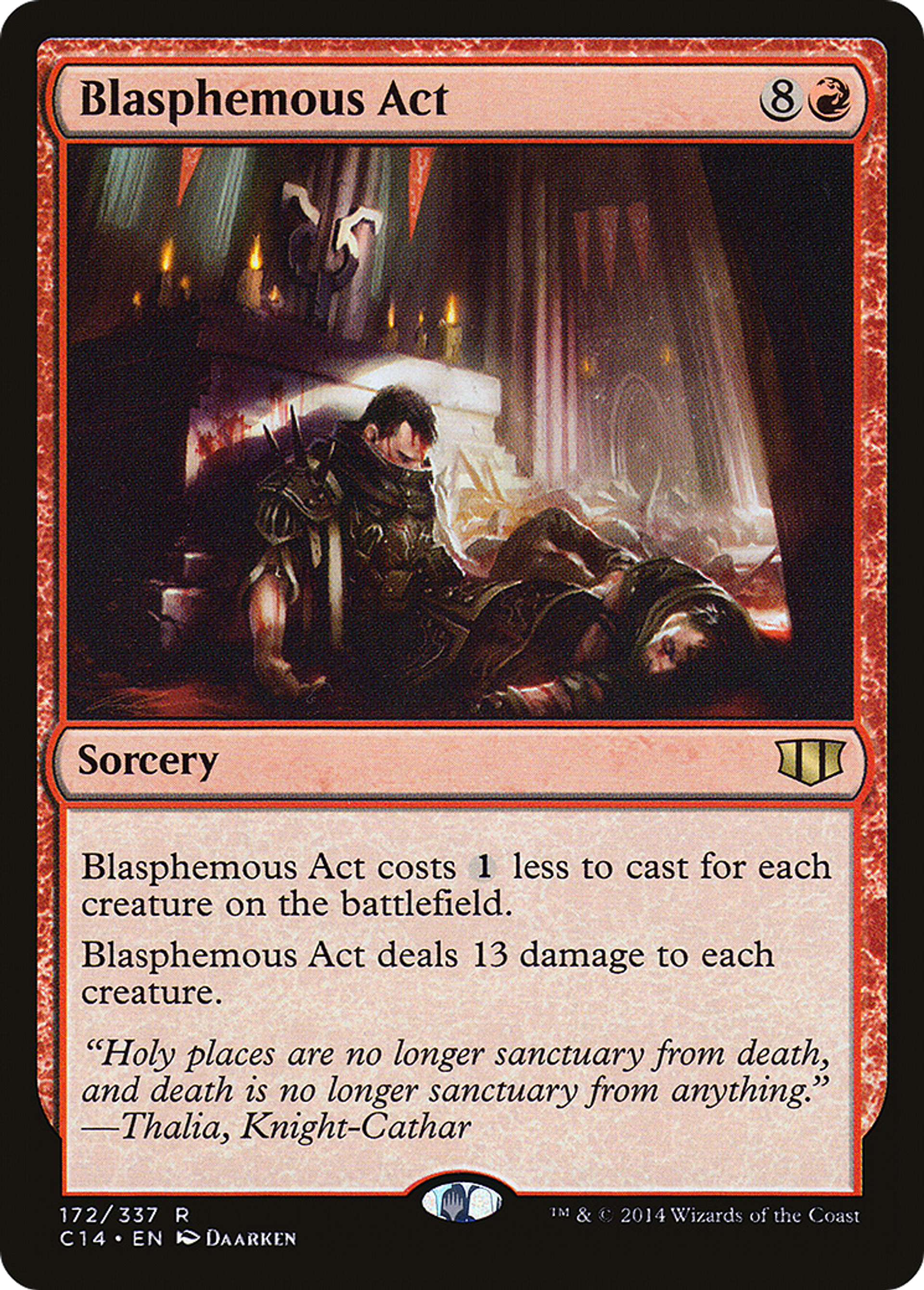 Blasphemous Act — Commander 2014 — Magic: The Gathering