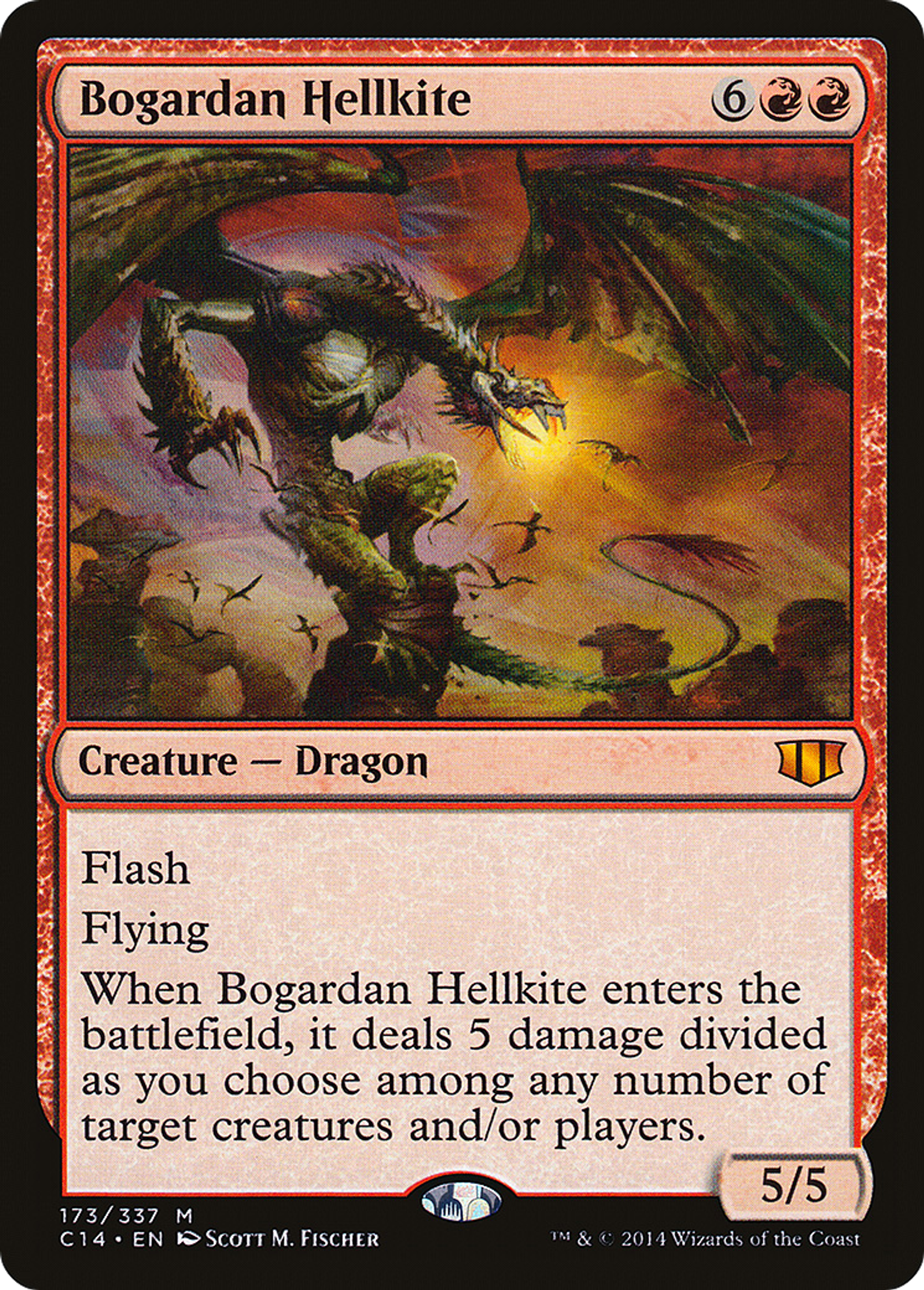 Bogardan Hellkite — Commander 2014 — Magic: The Gathering