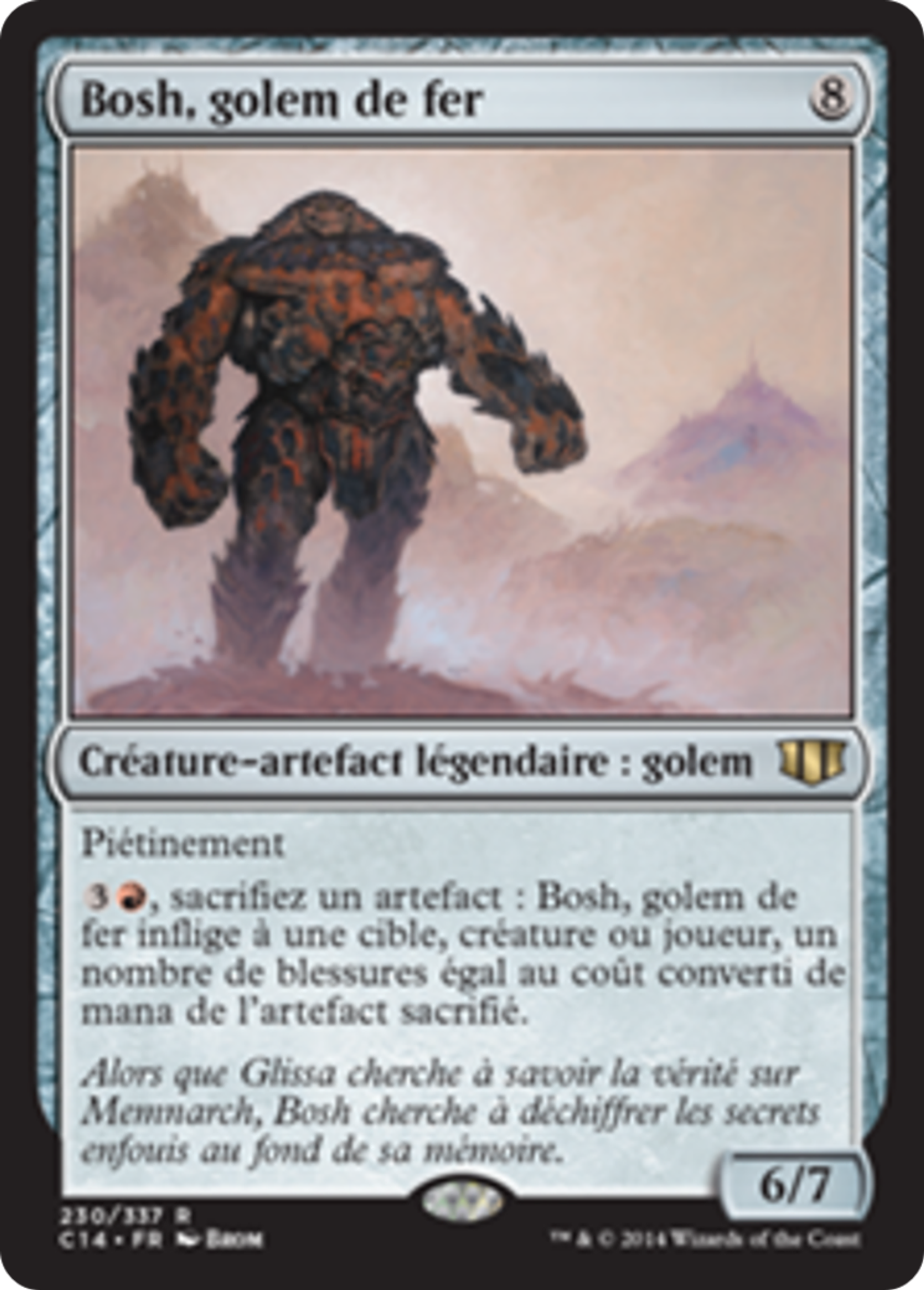 Bosh, golem de fer — Commander 2014 — Magic: The Gathering