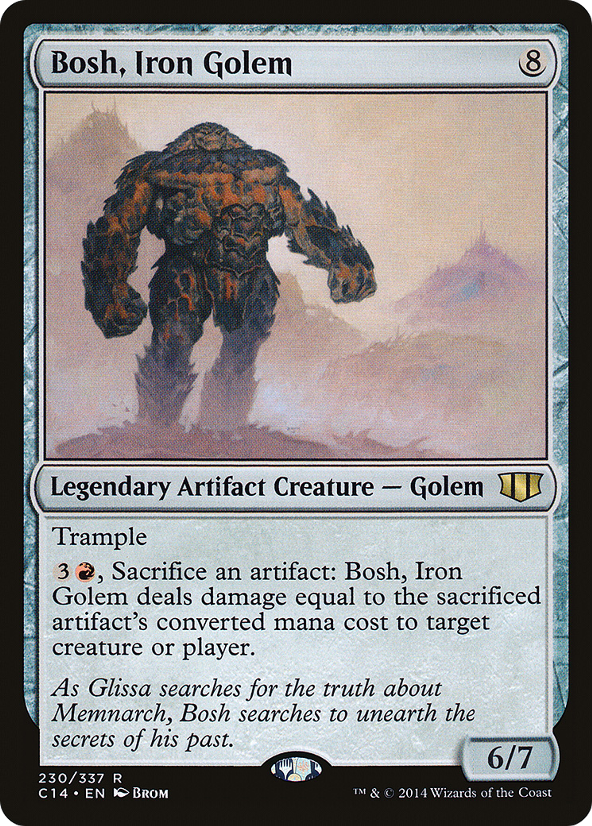 Bosh, Iron Golem — Commander 2014 — Magic: The Gathering