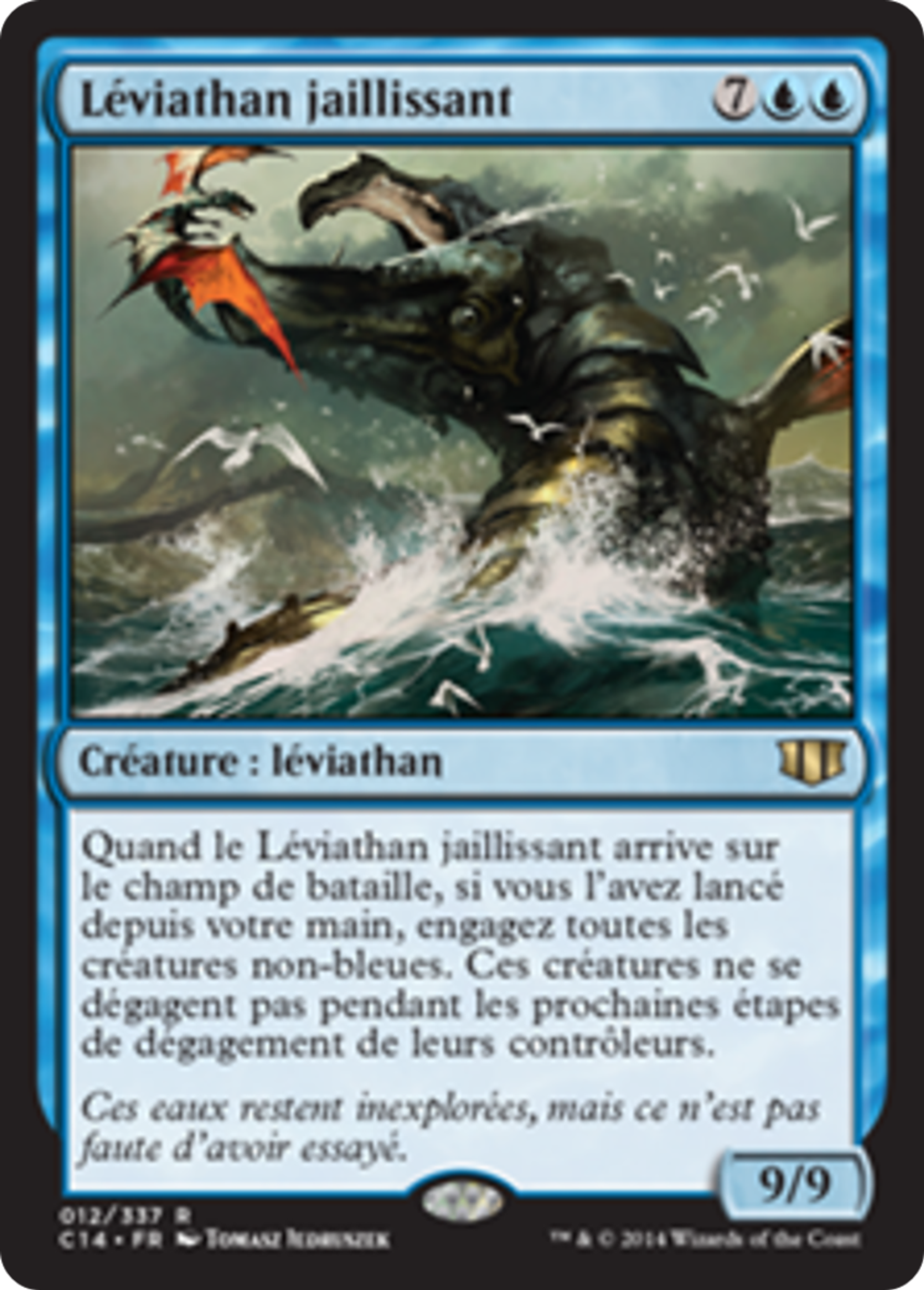 Léviathan jaillissant — Commander 2014 — Magic: The Gathering