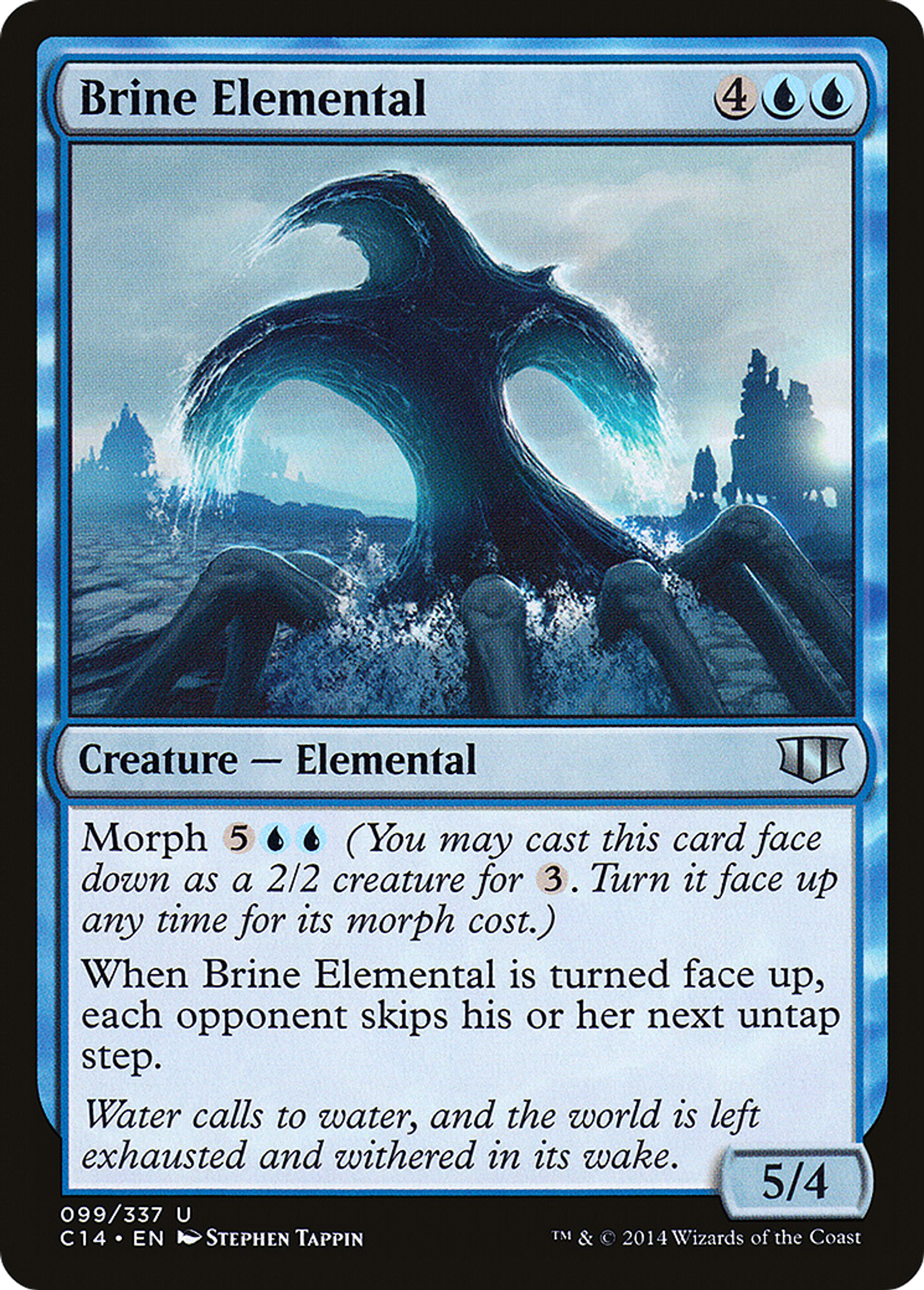 Brine Elemental — Commander 2014 — Magic: The Gathering