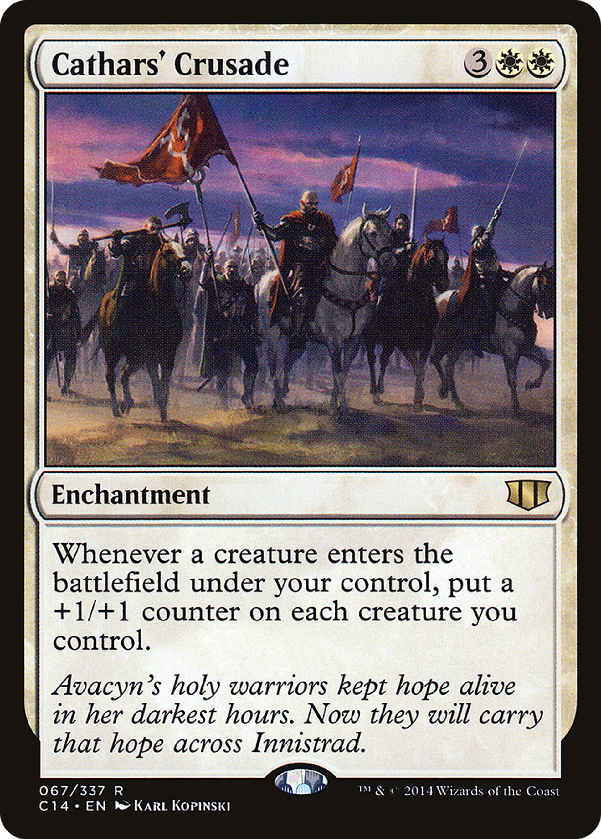 Cathars' Crusade — Commander 2014 — Magic: The Gathering