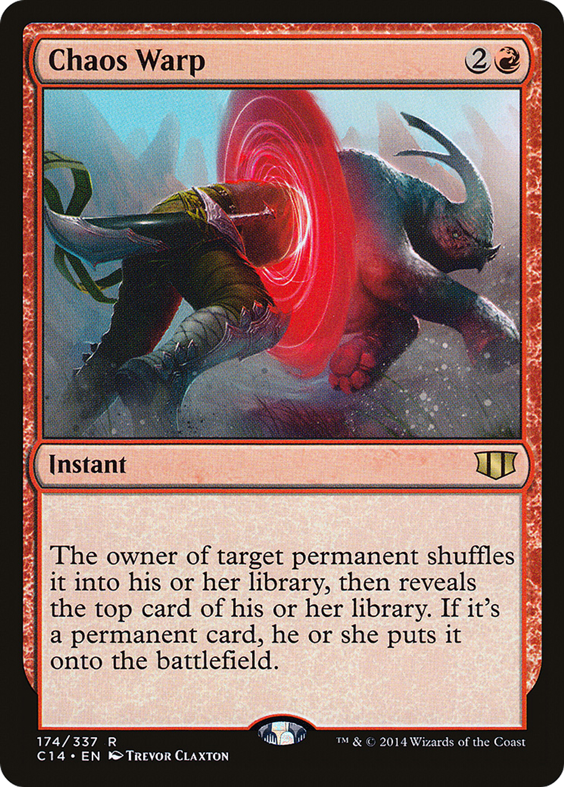 Chaos Warp — Commander 2014 — Magic: The Gathering