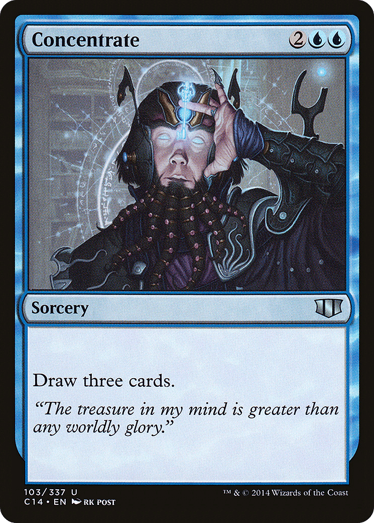Concentrate — Commander 2014 — Magic: The Gathering