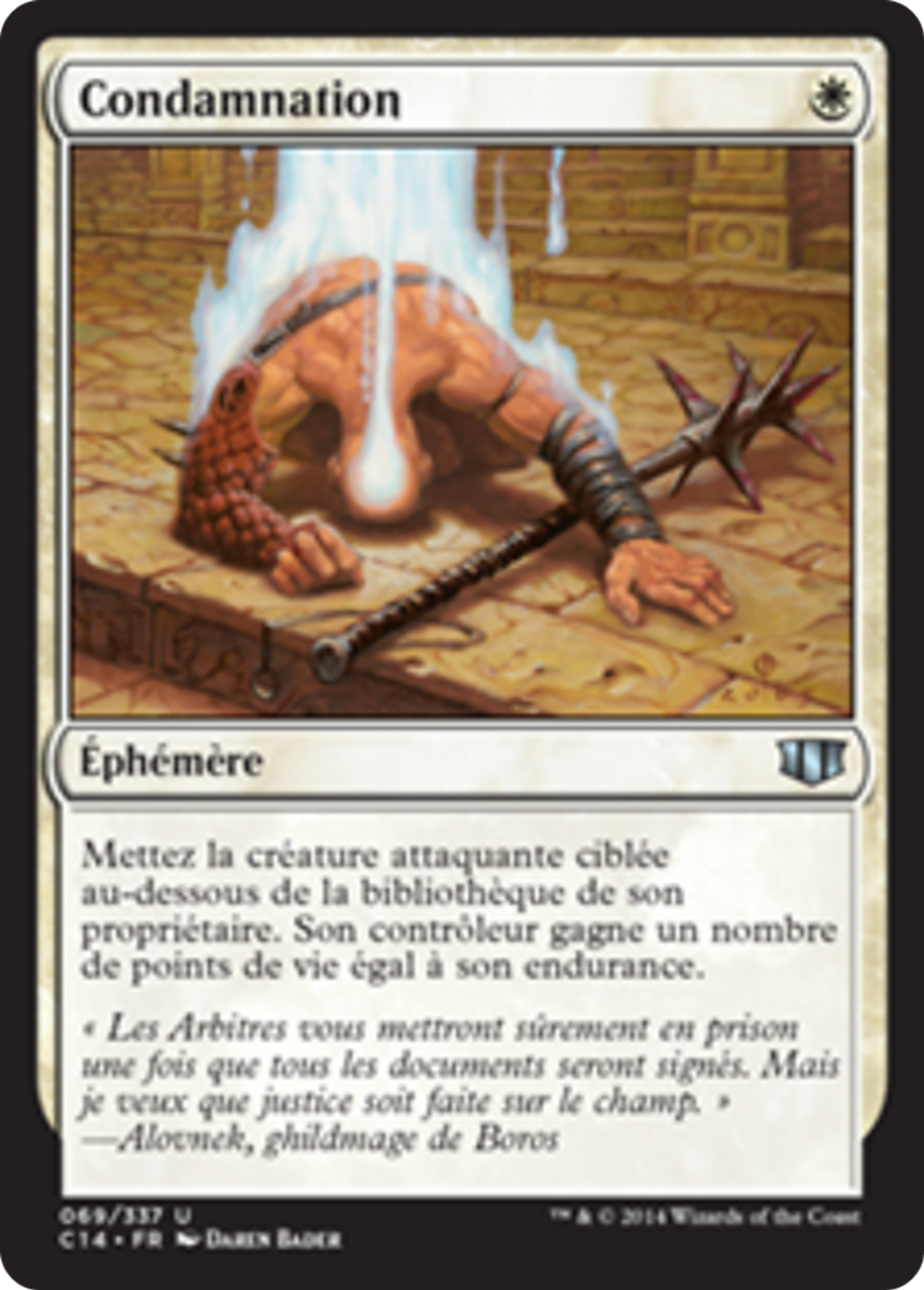 Condamnation — Commander 2014 — Magic: The Gathering