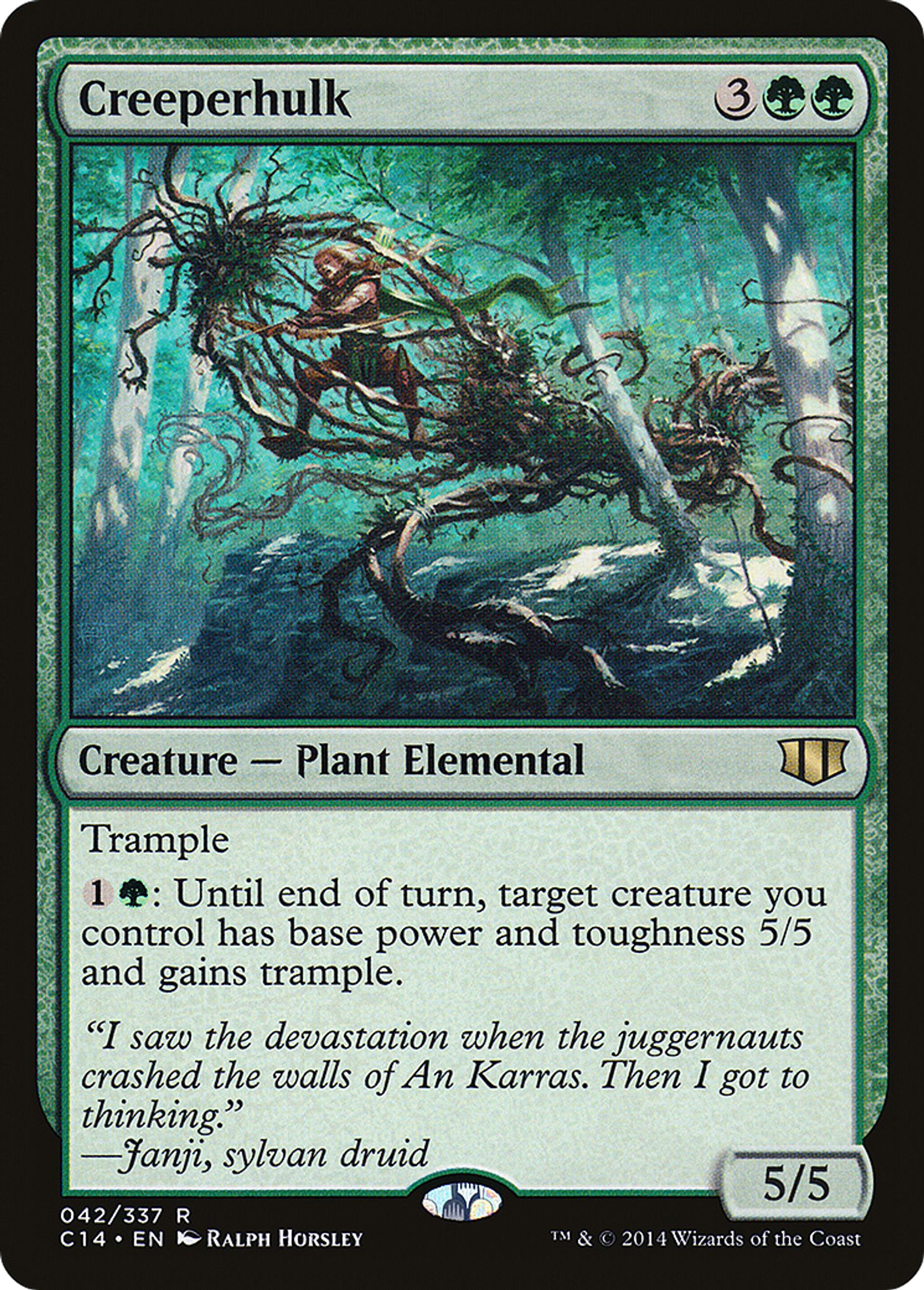 Creeperhulk — Commander 2014 — Magic: The Gathering