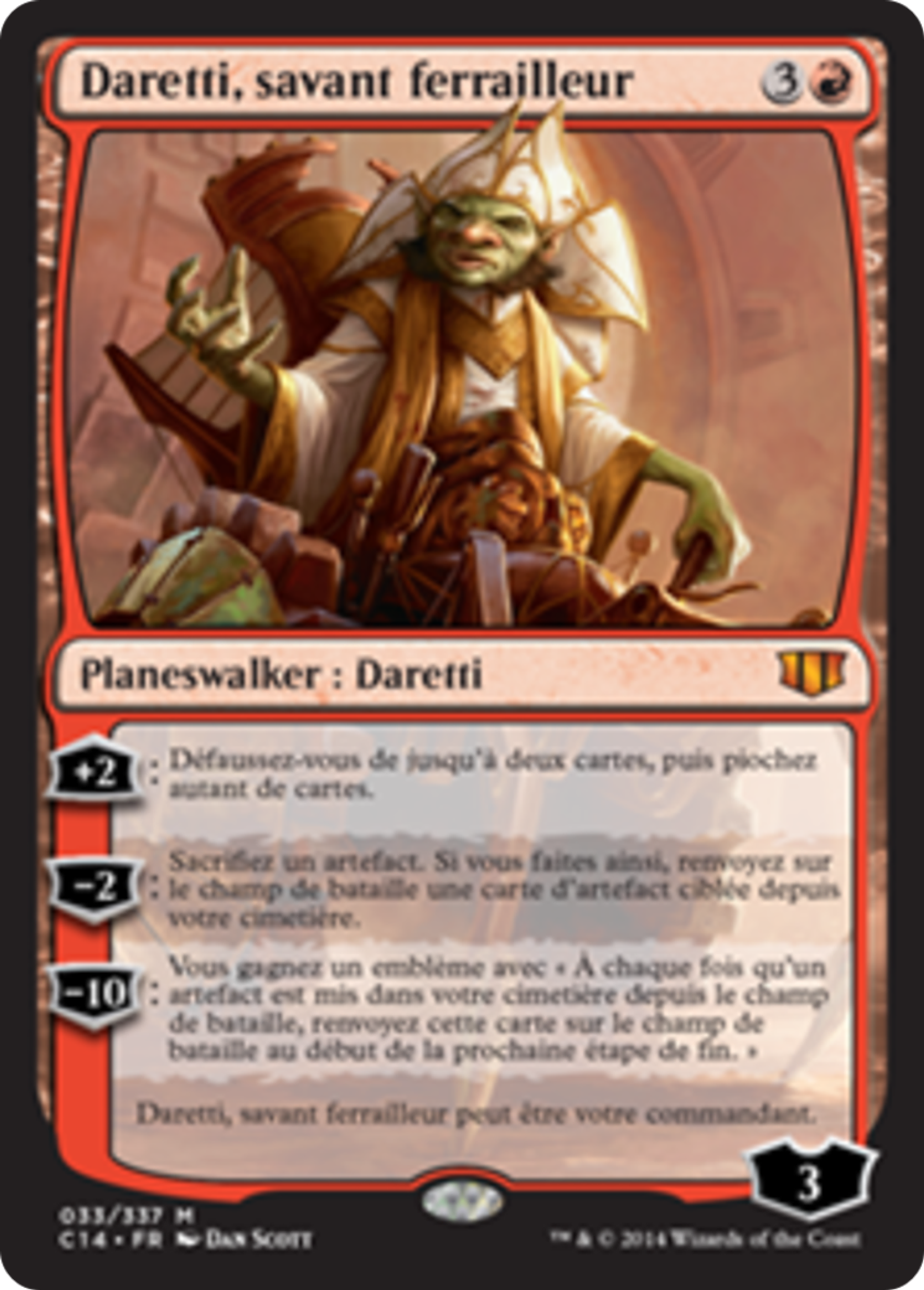 Daretti, savant ferrailleur — Commander 2014 — Magic: The Gathering