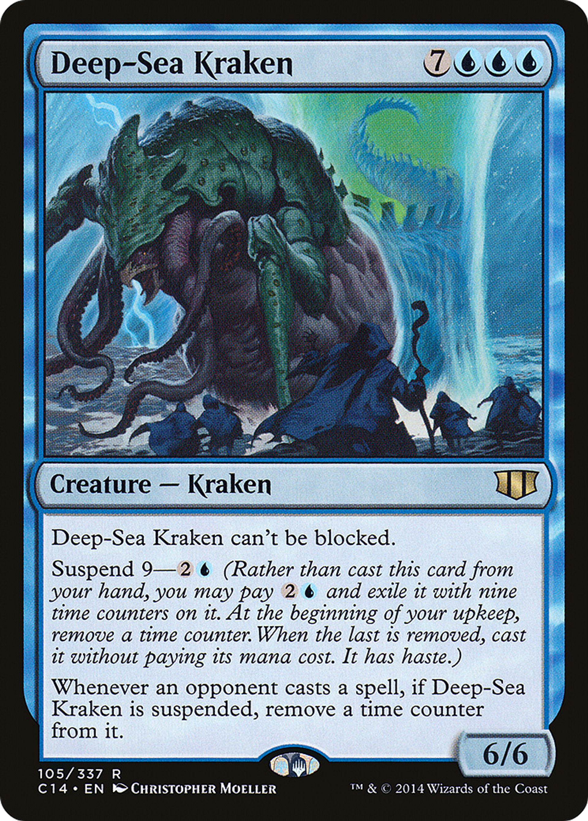 Deep-Sea Kraken — Commander 2014 — Magic: The Gathering
