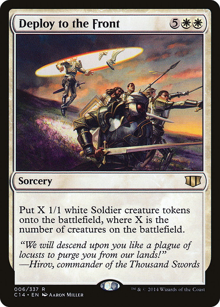 Deploy to the Front — Commander 2014 — Magic: The Gathering