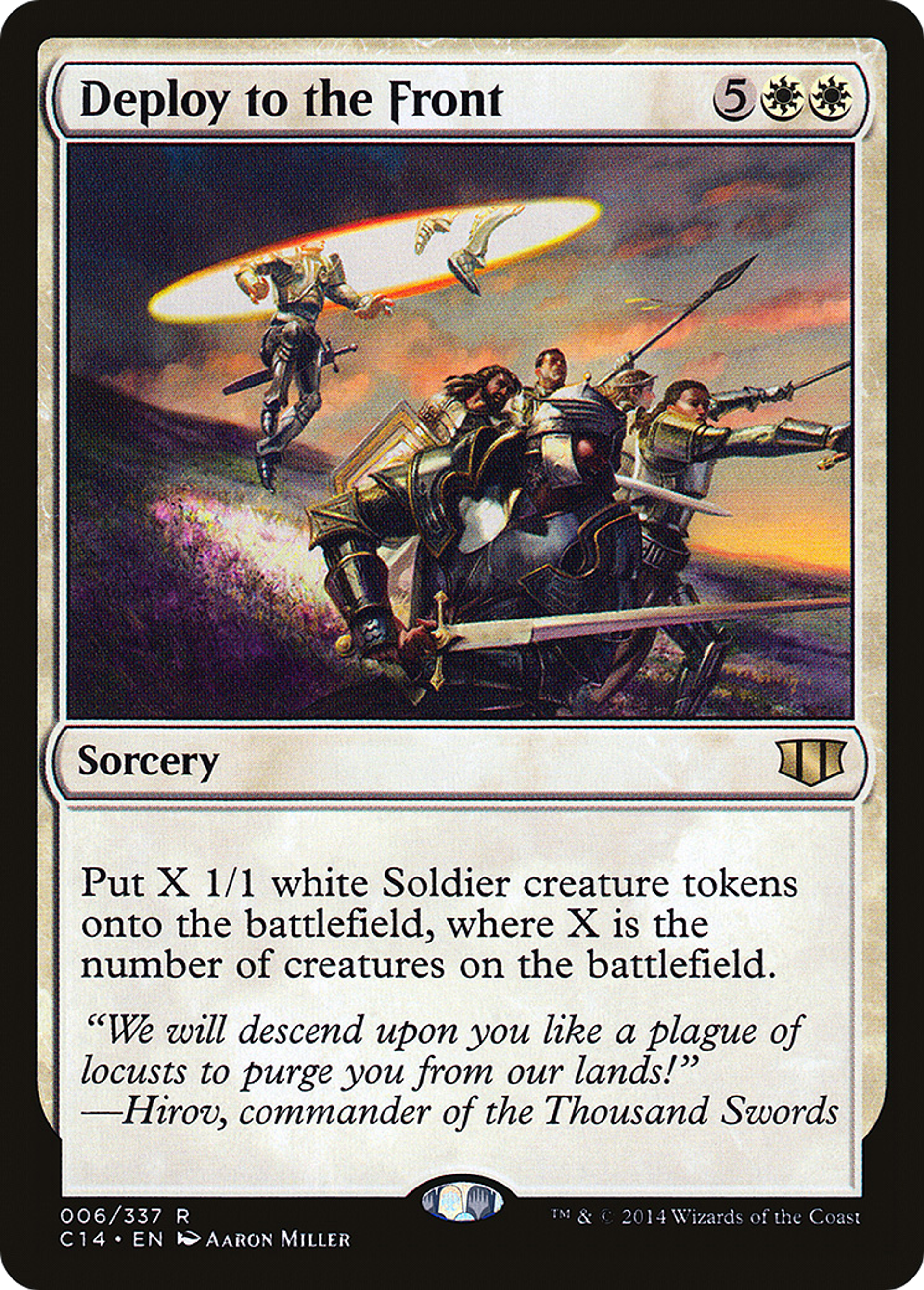 Deploy to the Front — Commander 2014 — Magic: The Gathering