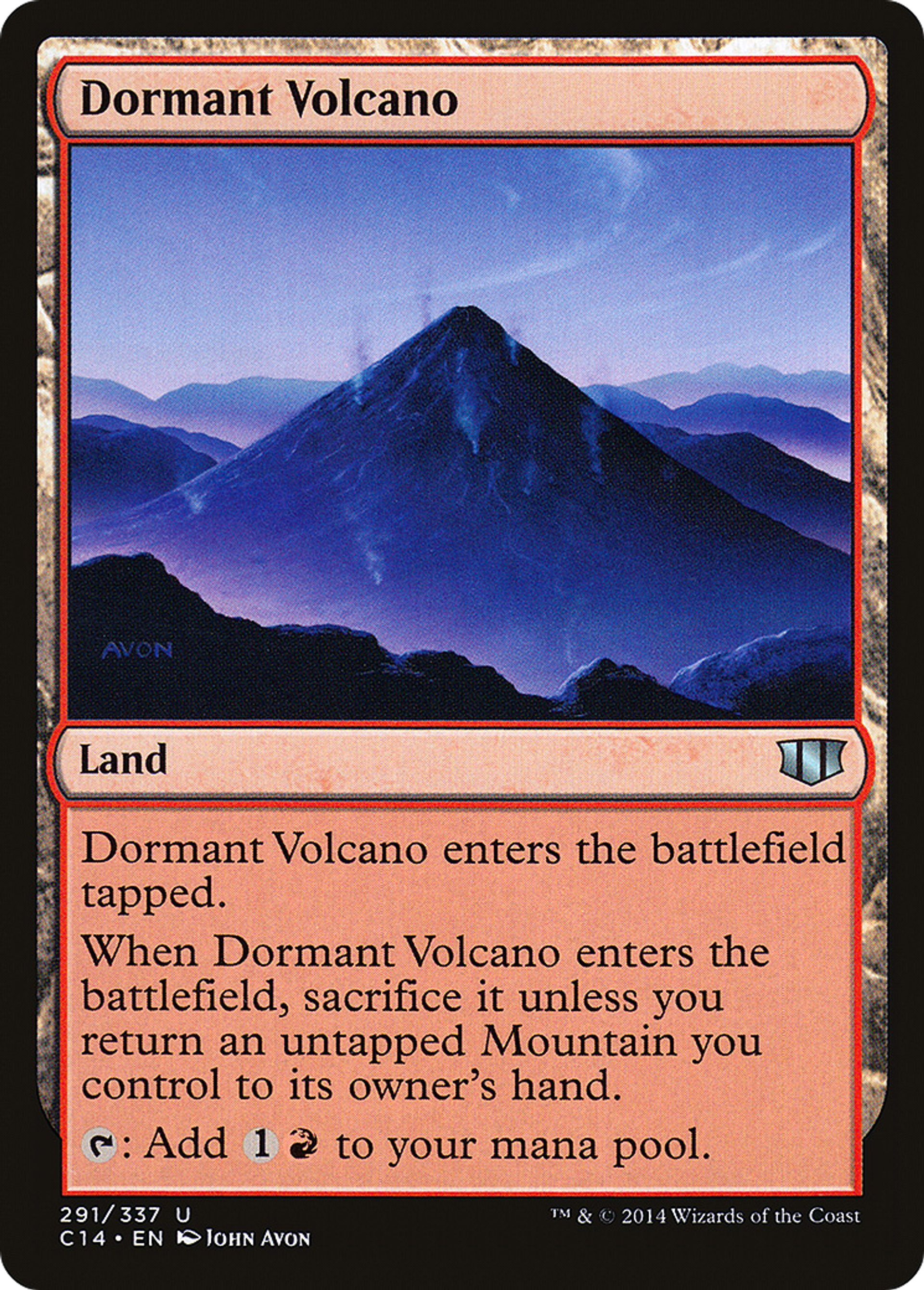 Dormant Volcano — Commander 2014 — Magic: The Gathering