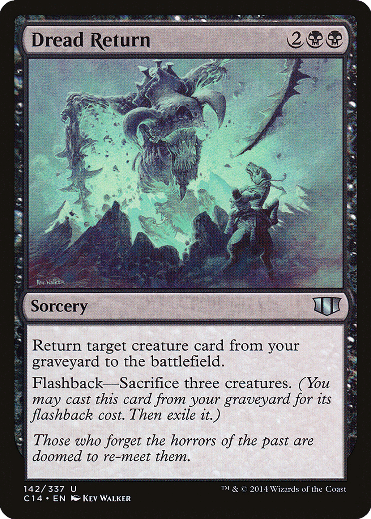 Dread Return from Commander 2014 - Magic: The Gathering