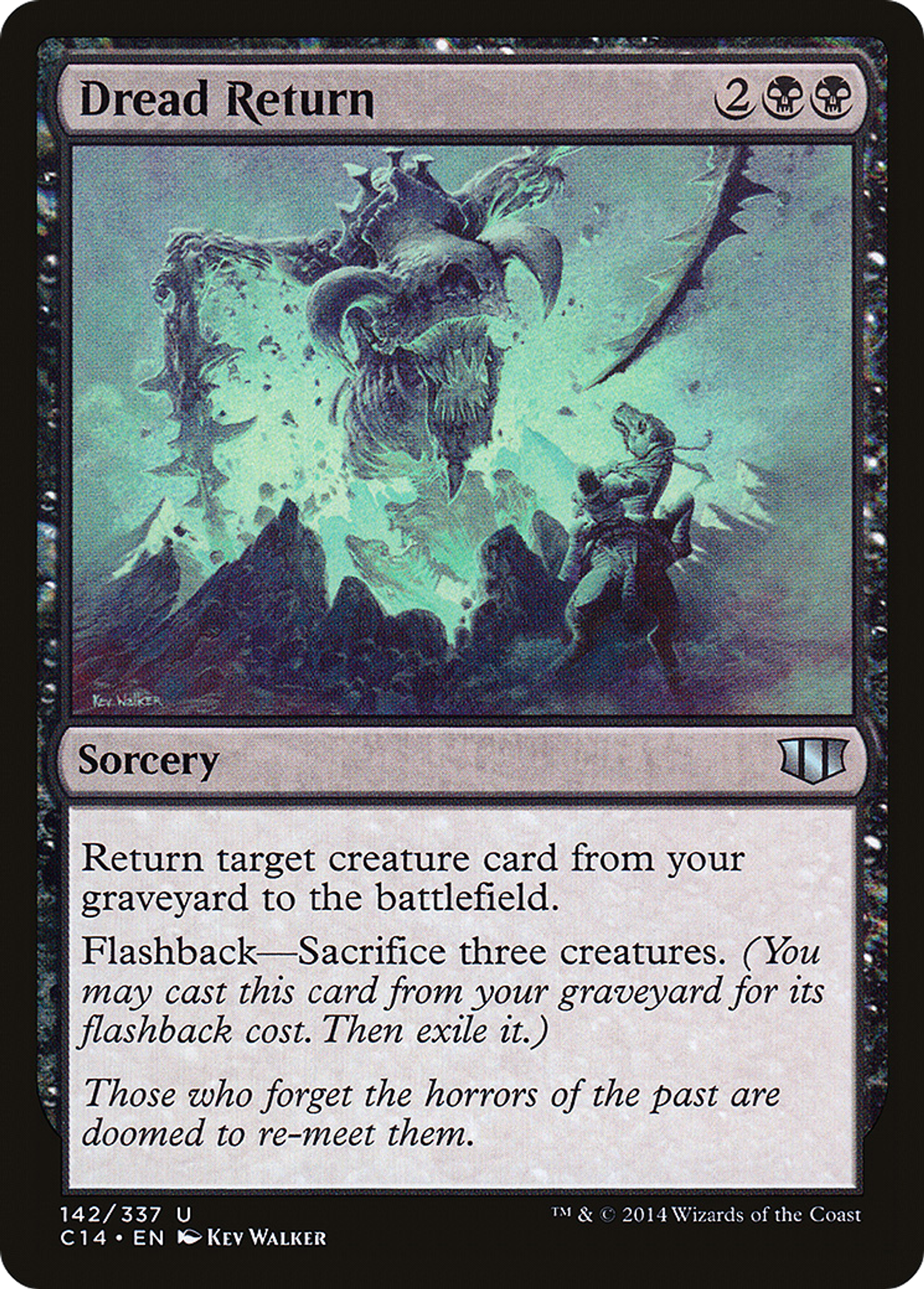 Dread Return — Commander 2014 — Magic: The Gathering