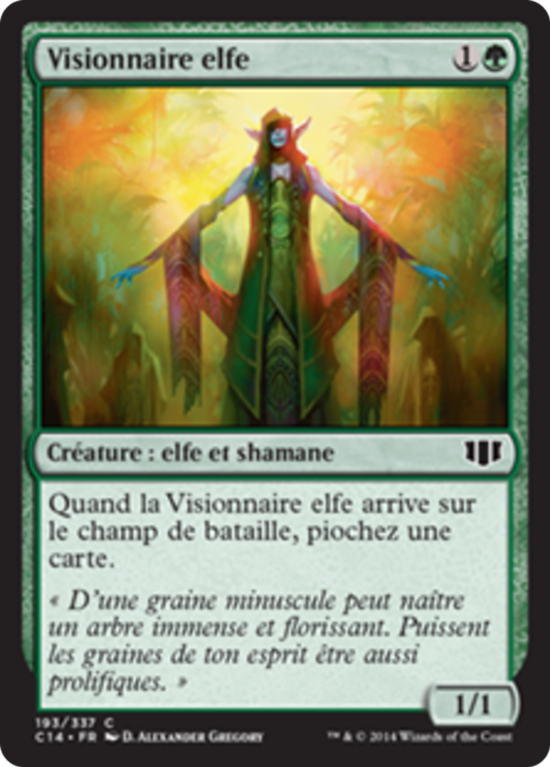 Visionnaire elfe — Commander 2014 — Magic: The Gathering