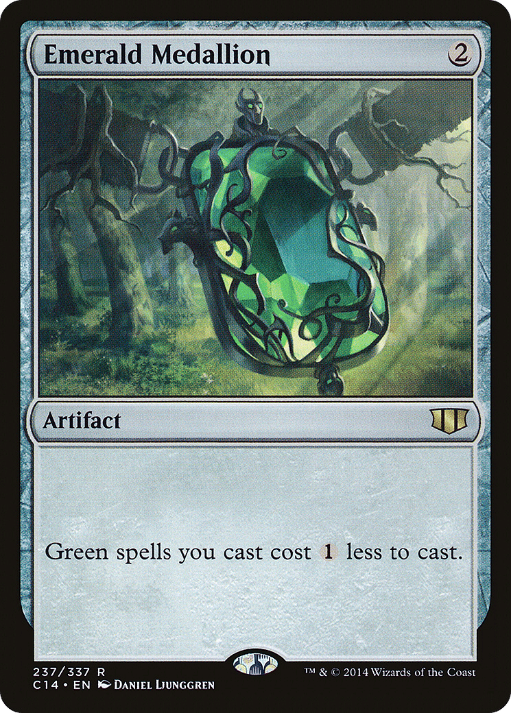 Emerald Medallion — Commander 2014 — Magic: The Gathering