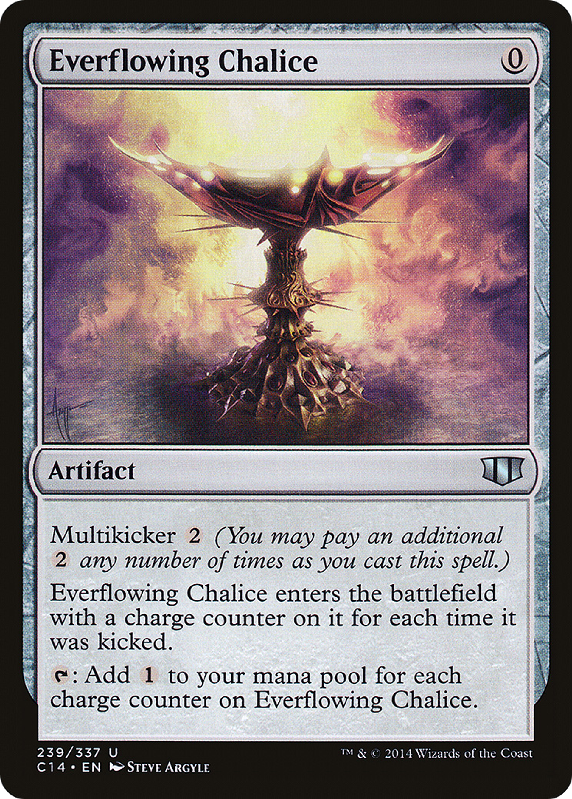 Everflowing Chalice — Commander 2014 — Magic: The Gathering