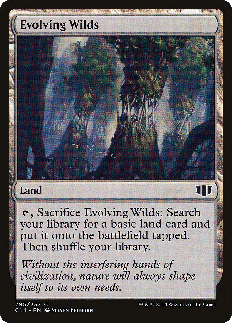 Evolving Wilds — Commander 2014 — Magic: The Gathering