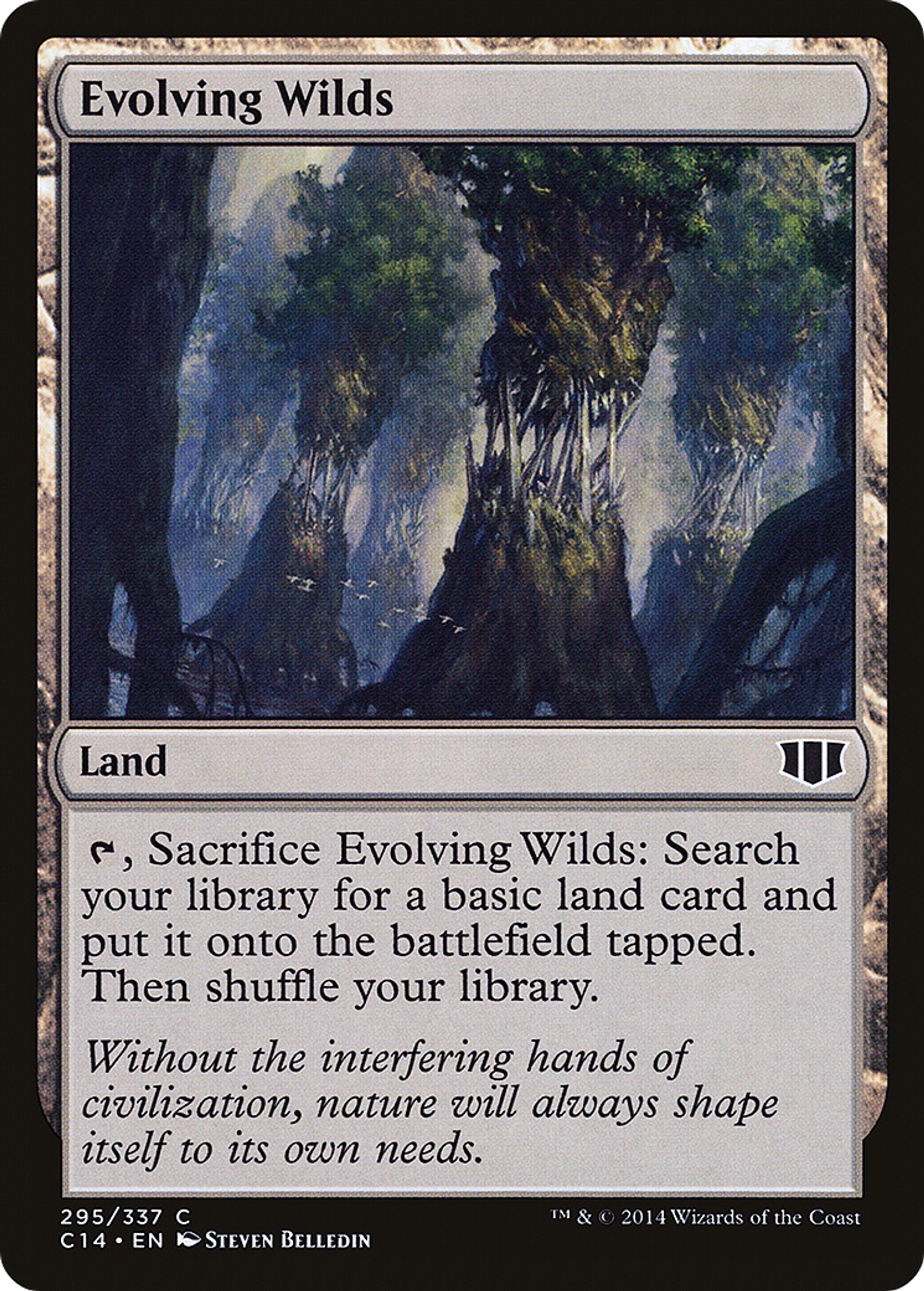 Evolving Wilds — Commander 2014 — Magic: The Gathering