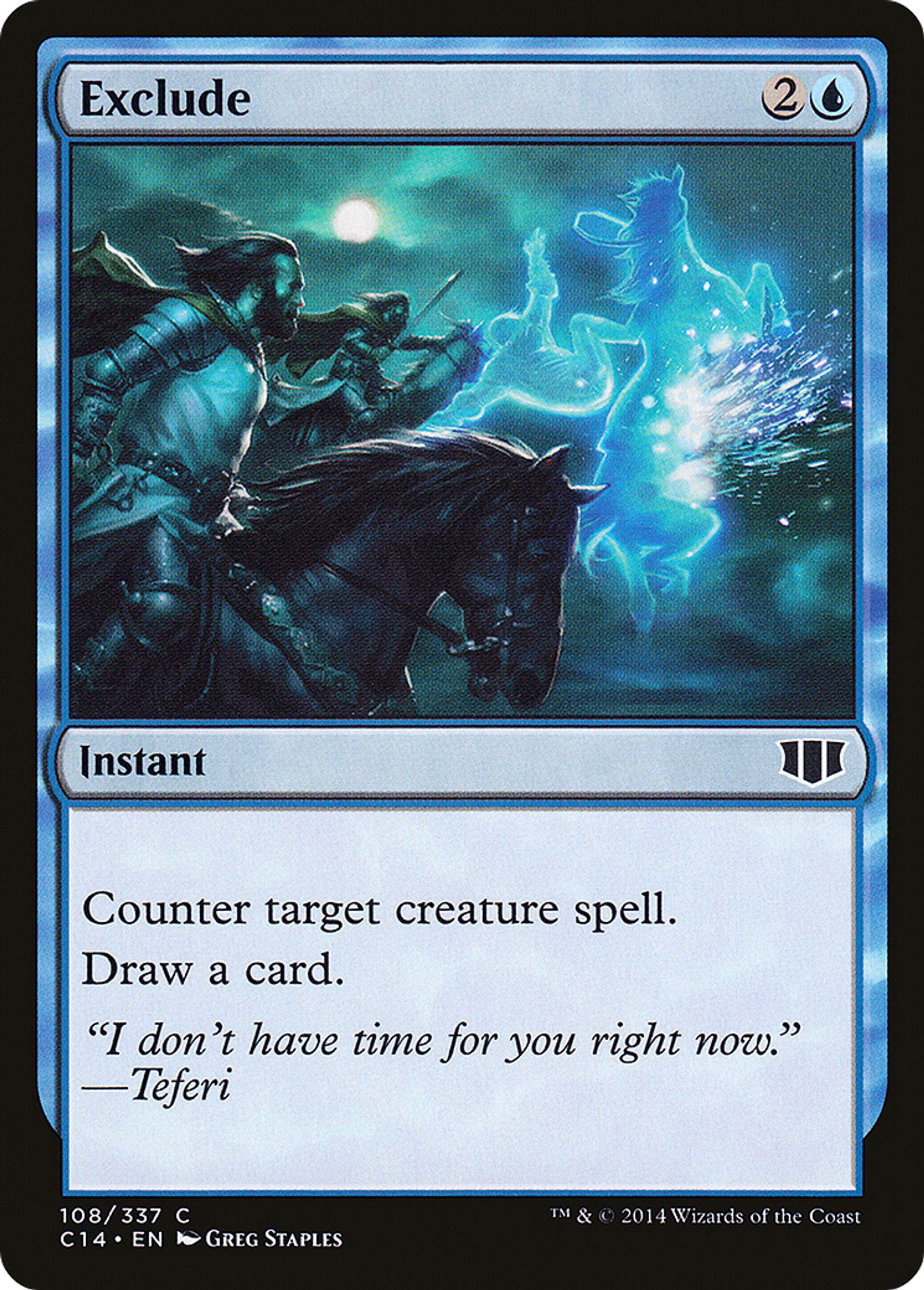 Exclude — Commander 2014 — Magic: The Gathering