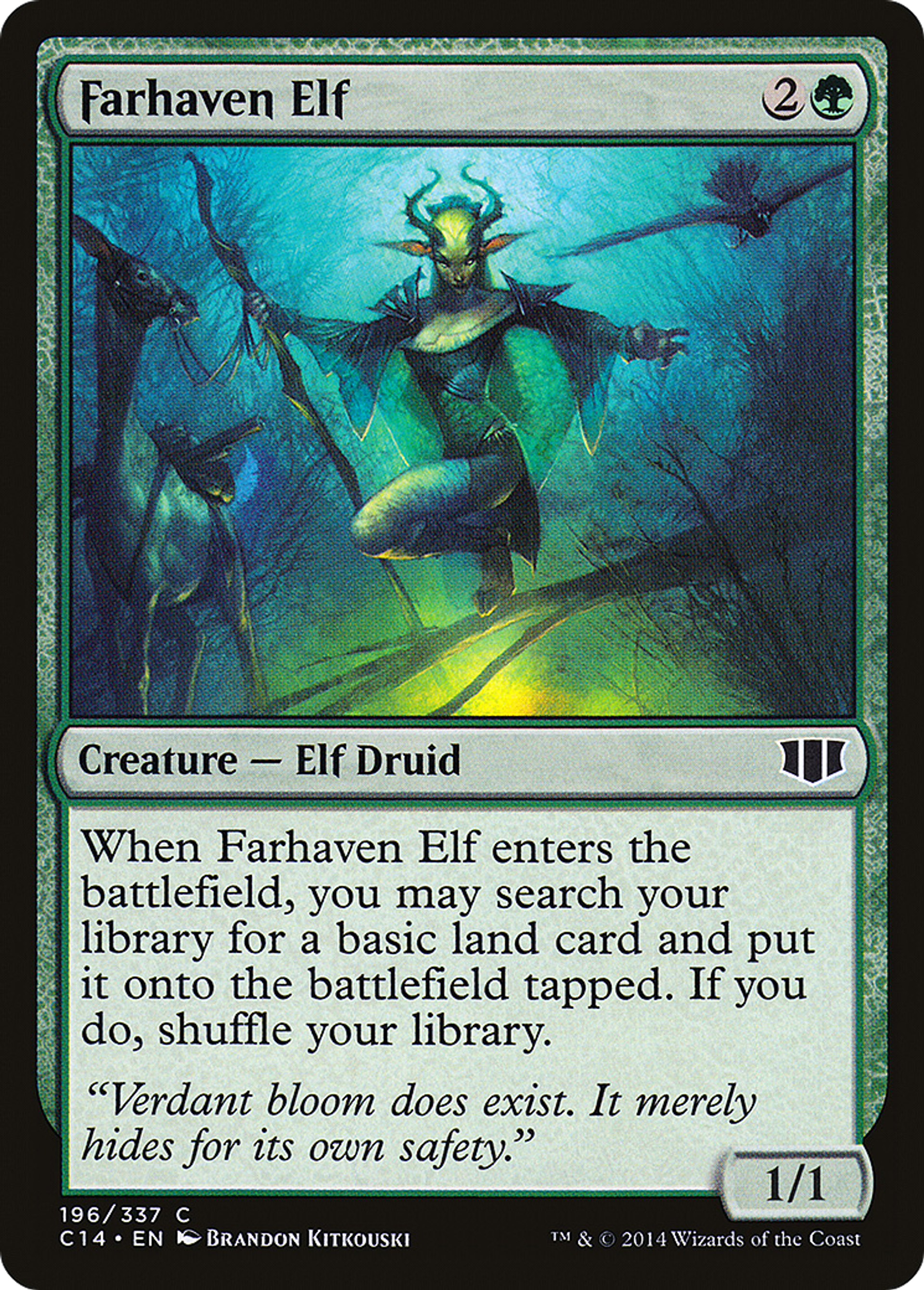Farhaven Elf — Commander 2014 — Magic: The Gathering